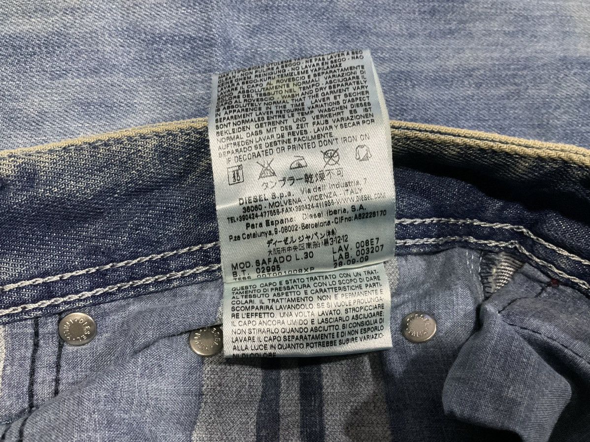 Diesel × If Six Was Nine × Japanese Brand 🔥Sick Y2K Diesel Denim Distressed Safado Size US 32 / EU 48 - 17 Thumbnail