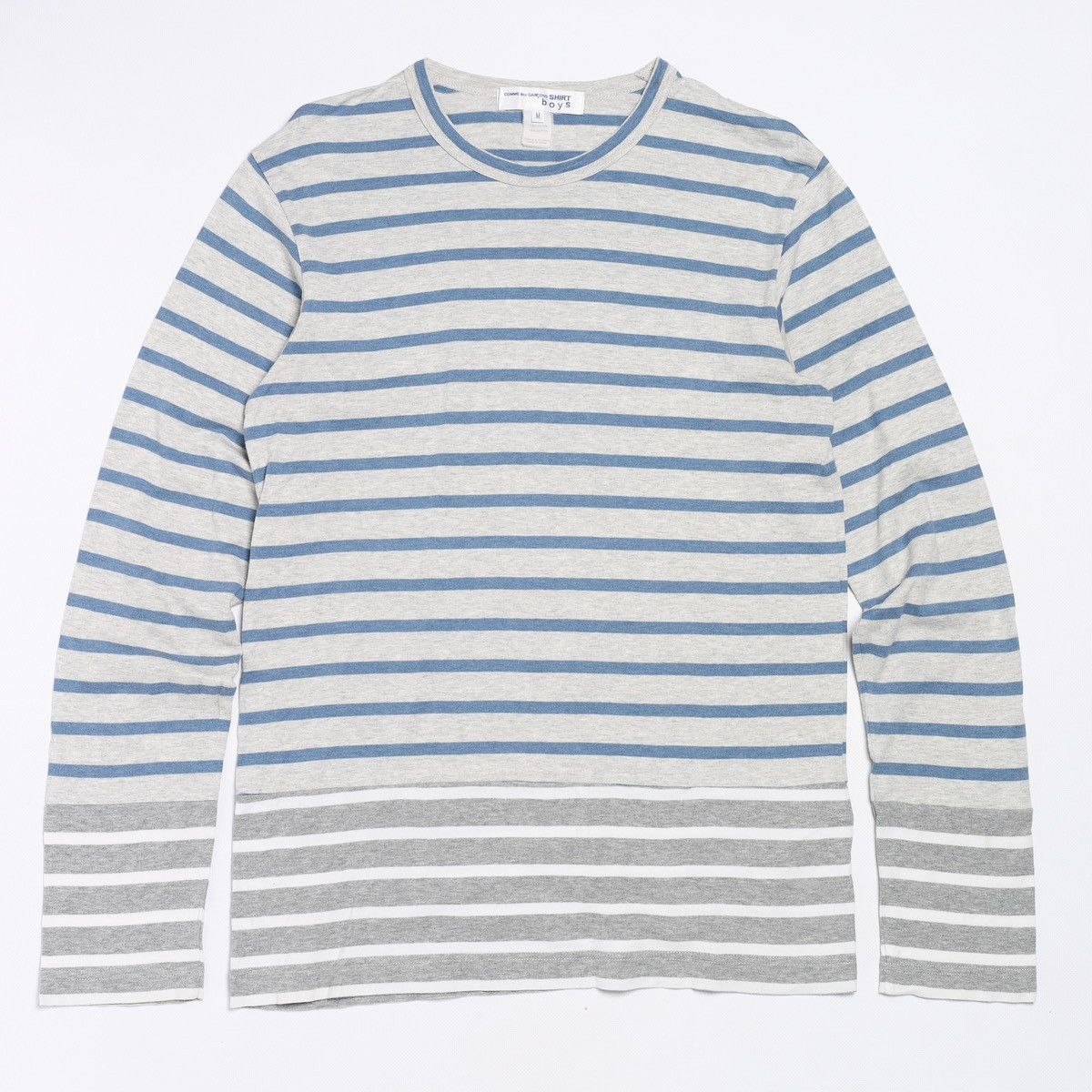 Comme des Garcons Comme Des Garçons Striped Long Sleeve Shirt Tee Size US M / EU 48-50 / 2 - 1 Thumbnail