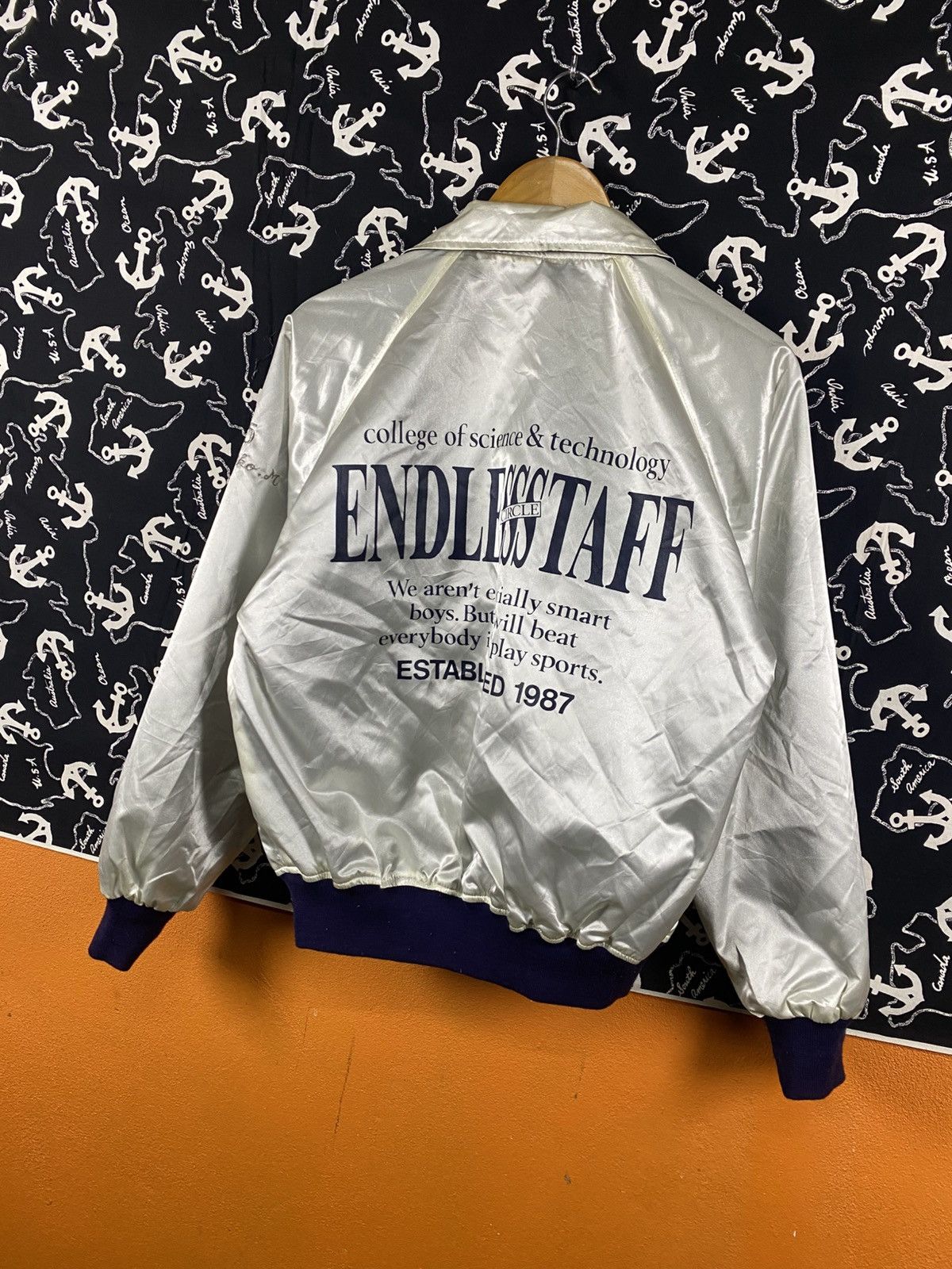 Vintage Endlessstaff Reversible Satin Jacket Science & Technology” Size US S / EU 44-46 / 1 - 15 Thumbnail