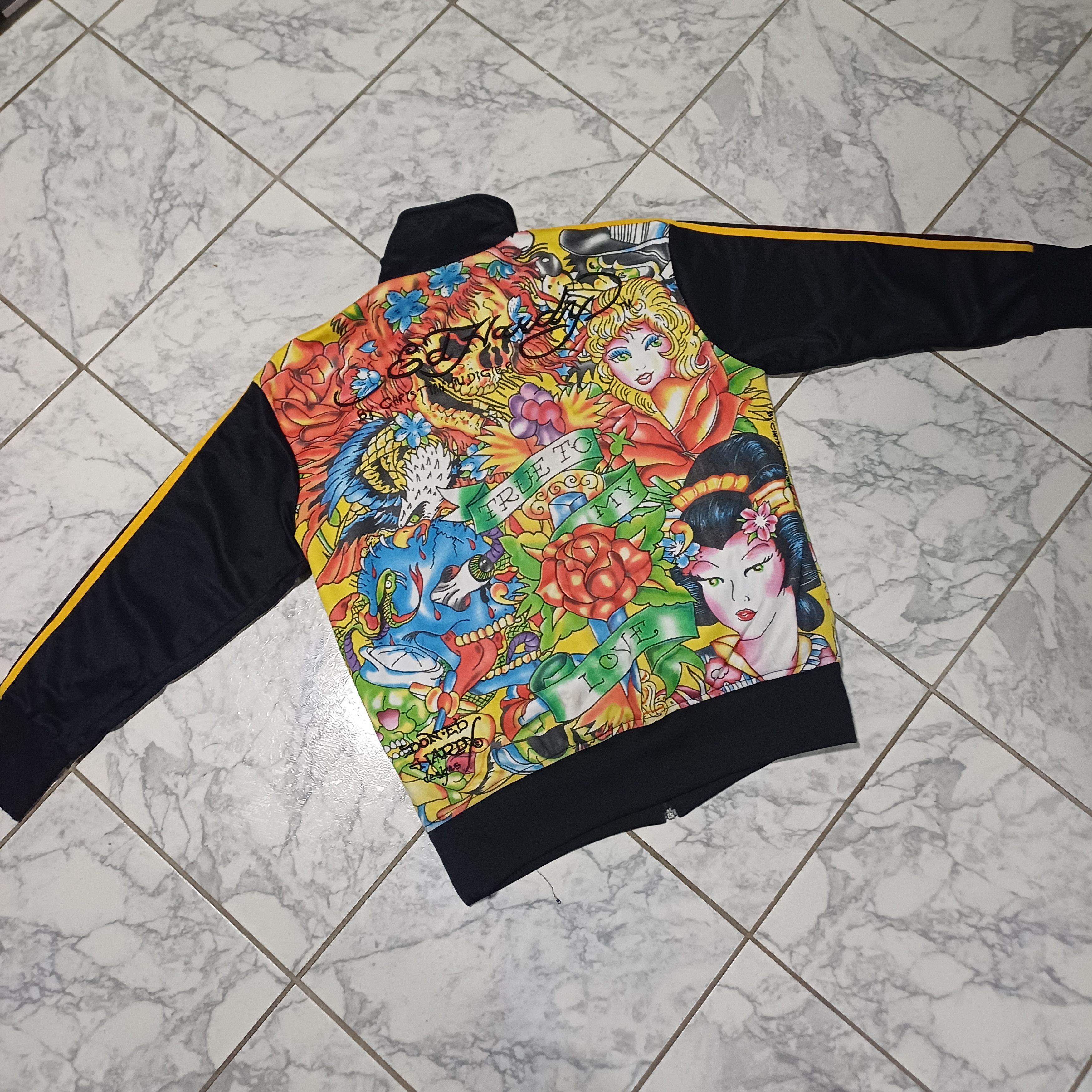 Christian Audigier Ed Hardy track jacket zip up Size US M / EU 48-50 / 2 - 4 Thumbnail