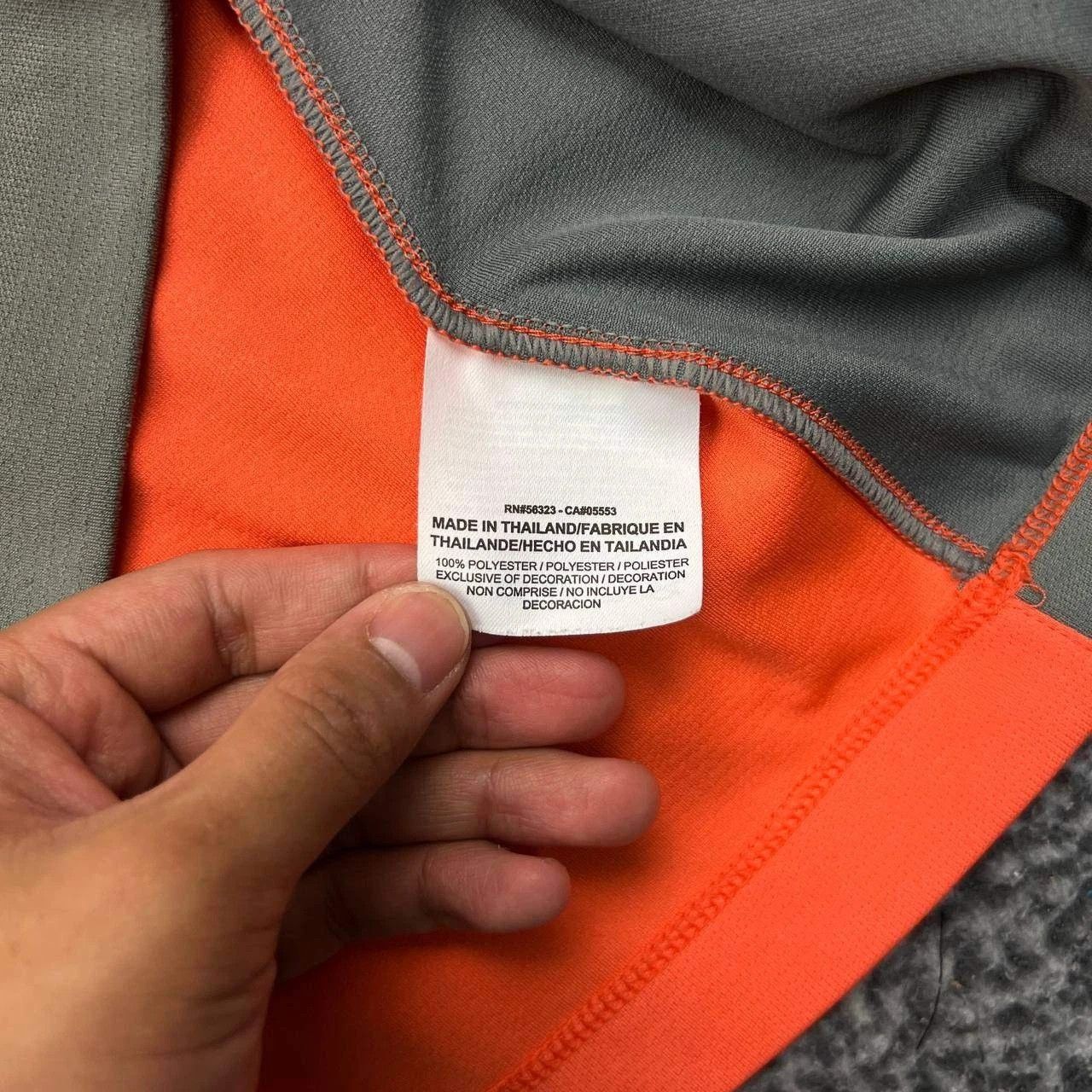 Nike Nike Golf Dri-Fit Polo Shirt Men Orange Gray Collared 2XL Size US XXL / EU 58 / 5 - 6 Thumbnail
