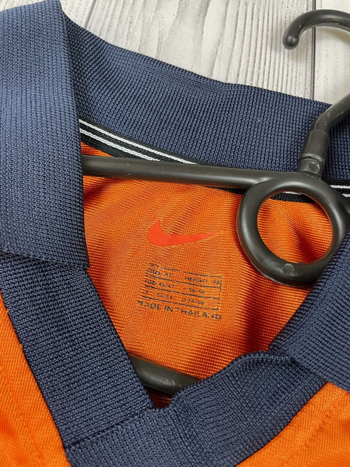 Nike Vintage nike jersey polo orange rare size XL Size US XL / EU 56 / 4 - 6 Thumbnail