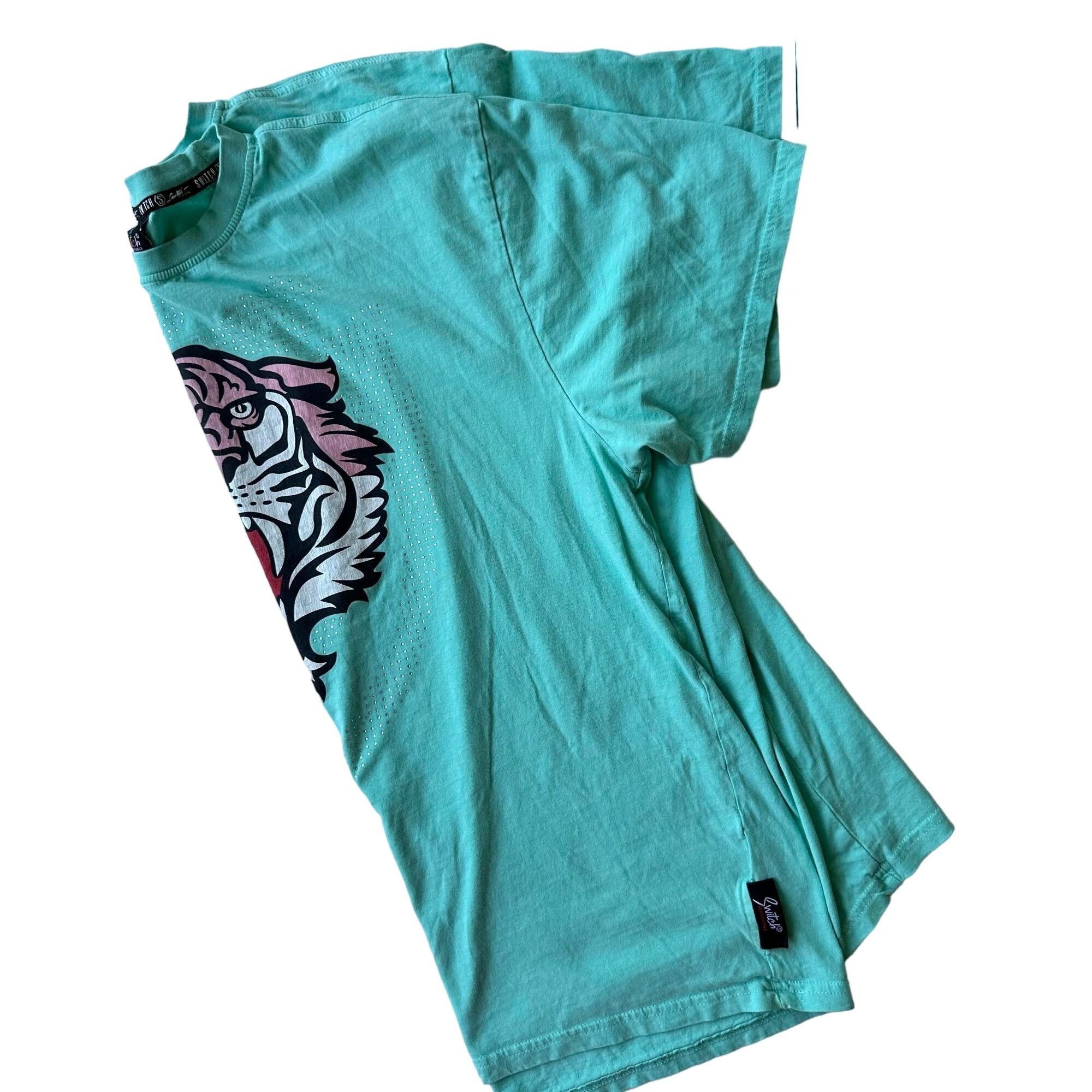 Other Switch Remarkable Limited Edition Tiger T Shirt 3XL Aqua Size US XXL / EU 58 / 5 - 9 Thumbnail