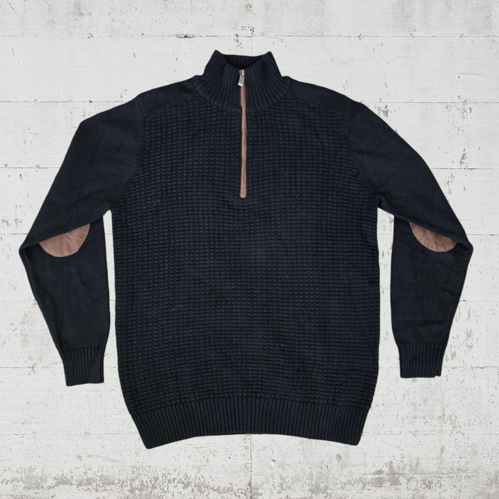 Tricots St. Raphael Tricots St Raphael Black Quarter Zip Sweater Size Small Size US S / EU 44-46 / 1 - 4 Thumbnail