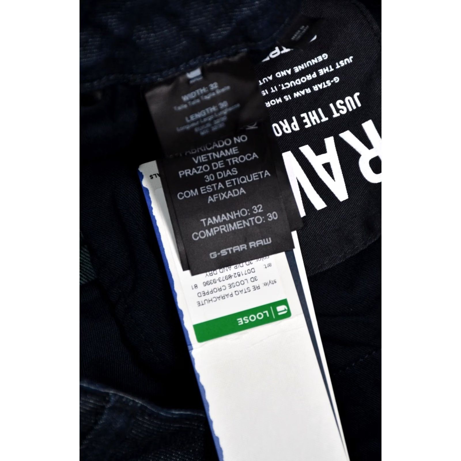 G-Star G-Star Raw Re Staq Parachute 3D Loose Cropped Jeans Men W32 L30 Size US 33 - 3 Thumbnail
