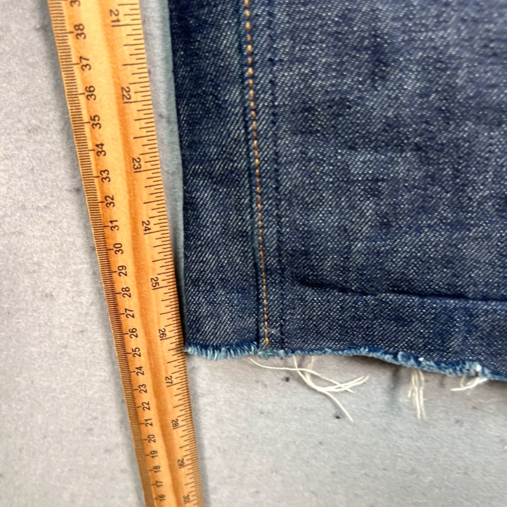 A.P.C. A.P.C. Womens Size 26 New Cure F Slim Fit Raw Hem Jeans Cotton Blue Denim Size 26" / US 2 / IT 38 - 7 Thumbnail