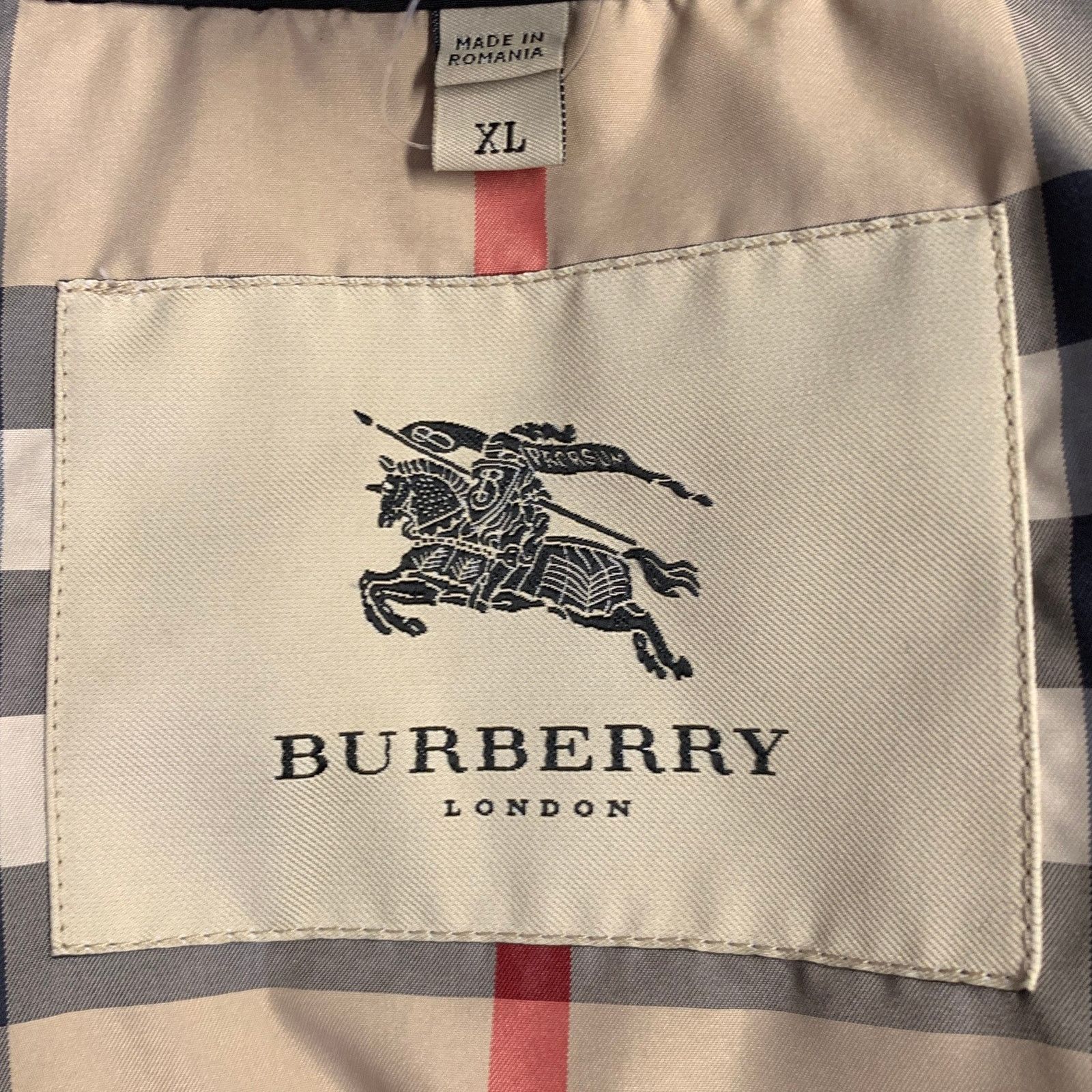 Burberry BURBERRY LONDON Size XL Black Polyamide blend Overcoat Coat Size US XL / EU 56 / 4 - 6 Thumbnail