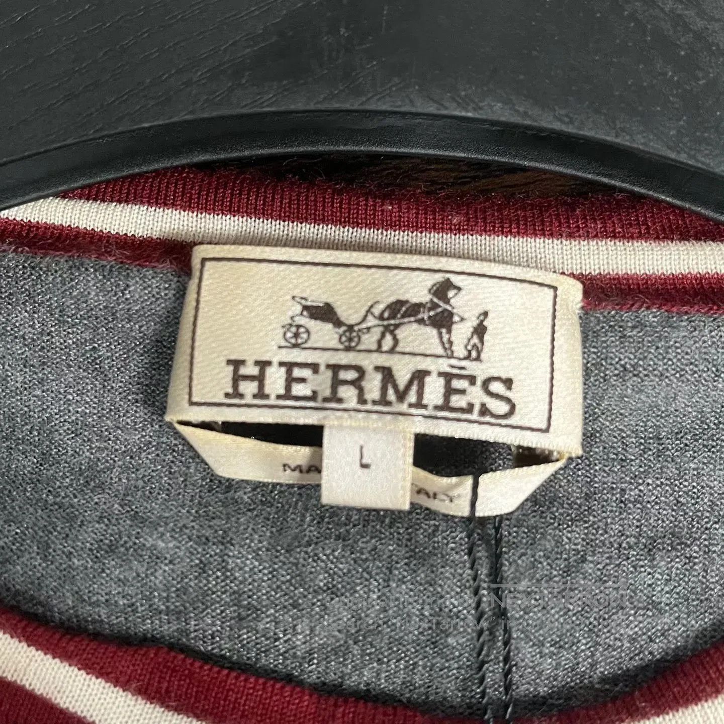 Hermes Hermes Gray Cashmere Sweater. Size US L / EU 52-54 / 3 - 3 Thumbnail