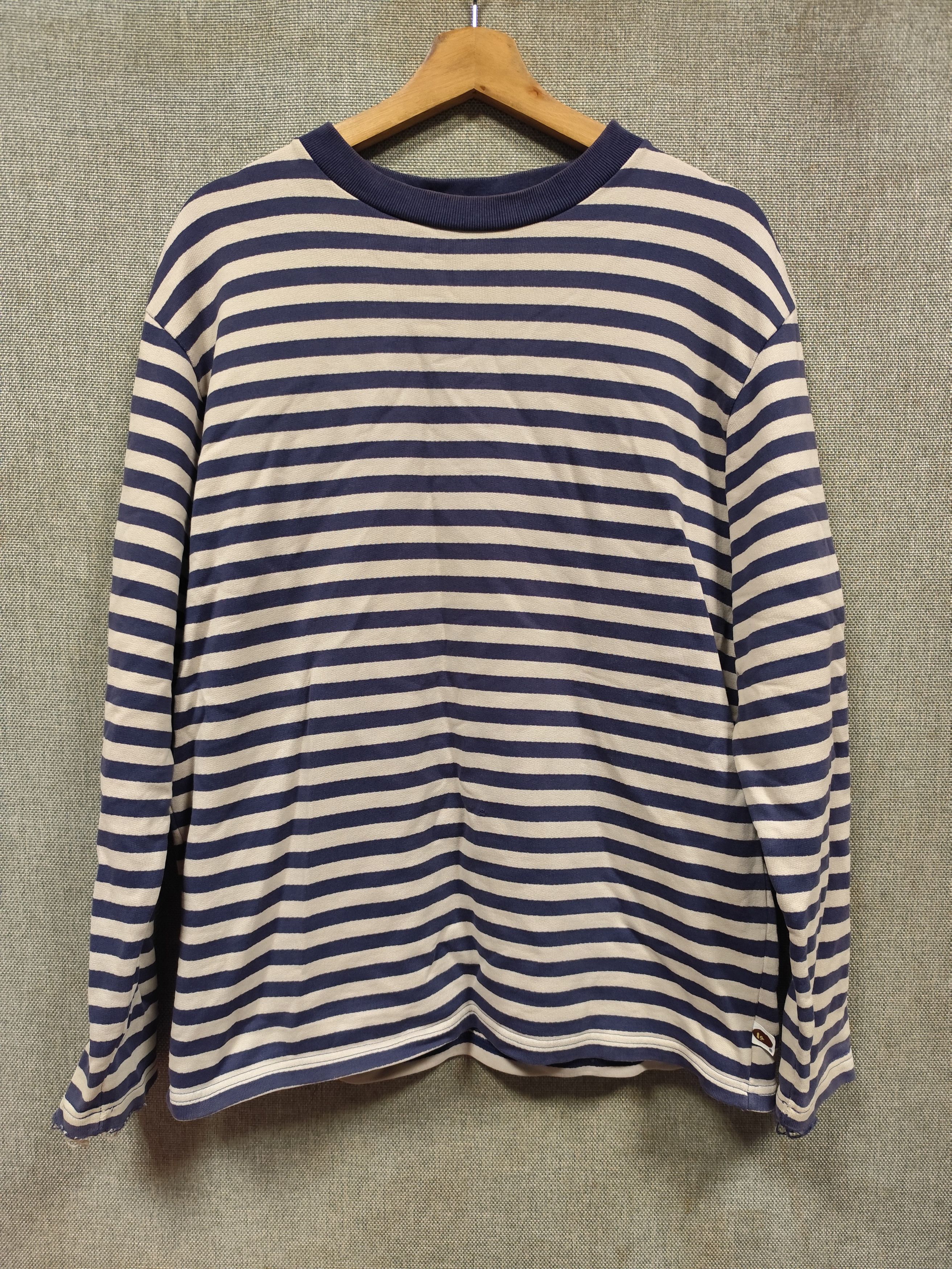 Vintage bape striped long sleeve shirt