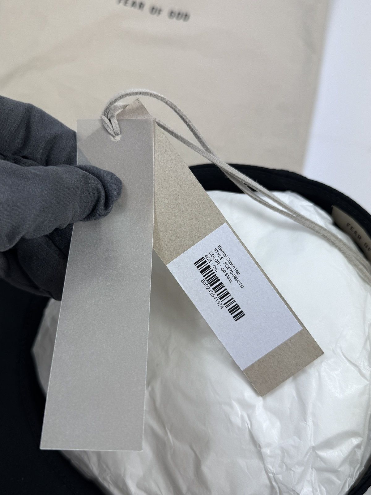 Fear of God LOGO BLACK CAP Size ONE SIZE - 6 Thumbnail