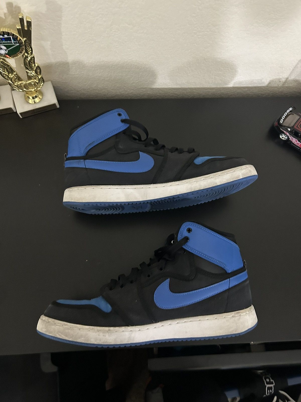 Jordan Brand × Nike AJKO Jordan retro blue sneakers Size US 12 / EU 45 - 2 Thumbnail