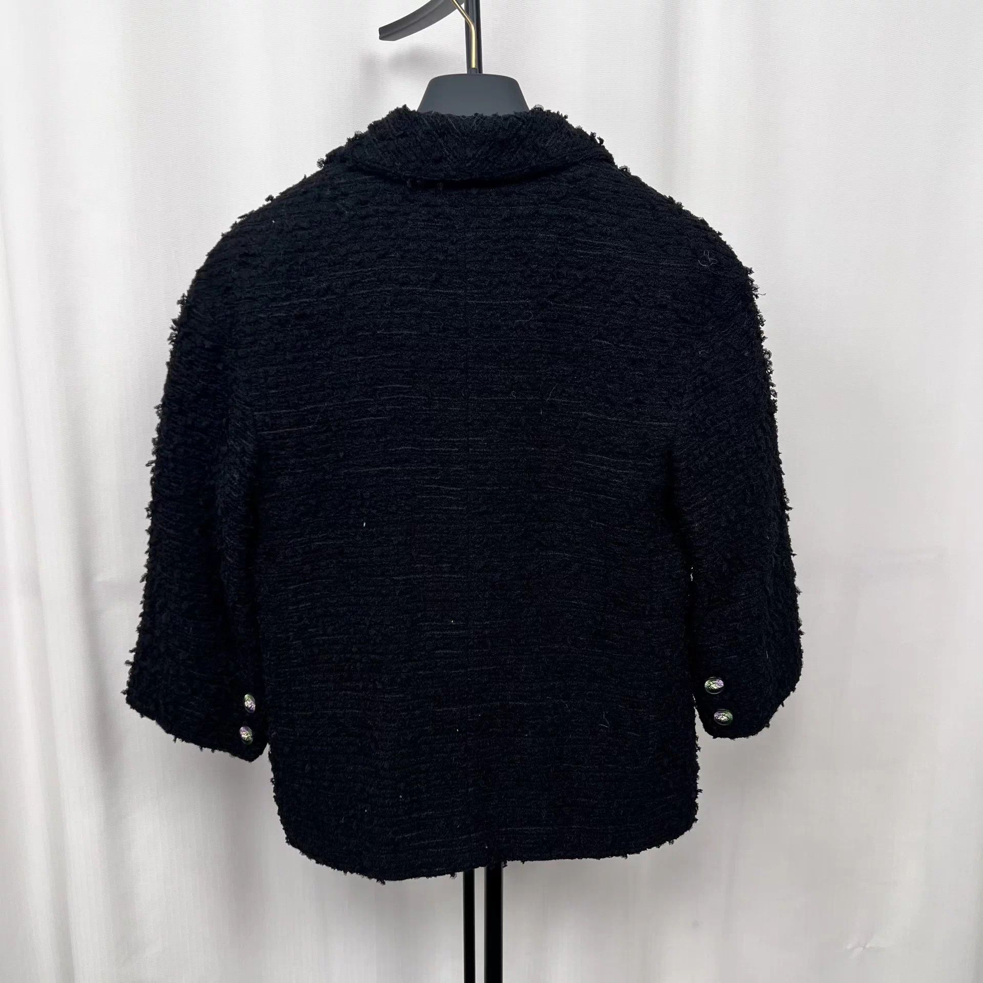 Chanel Chanel Soft Wool Jacket Black 36 Size XS / US 0-2 / IT 36-38 - 2 Thumbnail