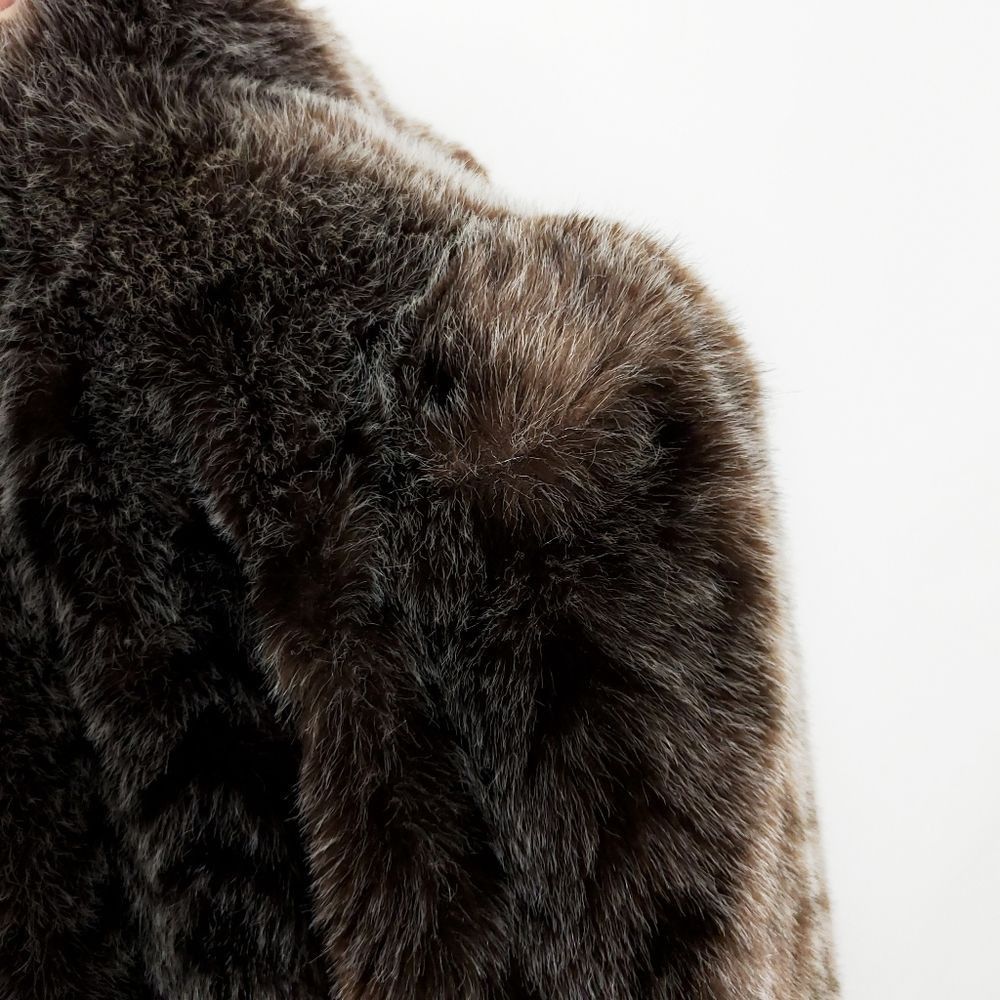 Vintage Vintage Style VI Faux Fur Jacket Brown Classy S-M Size M / US 6-8 / IT 42-44 - 5 Thumbnail