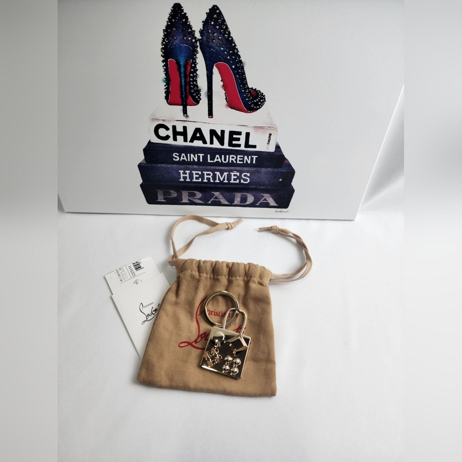 Christian Louboutin Authentic Christian Louboutin Gold Spike Keychain New Size ONE SIZE - 1 Thumbnail