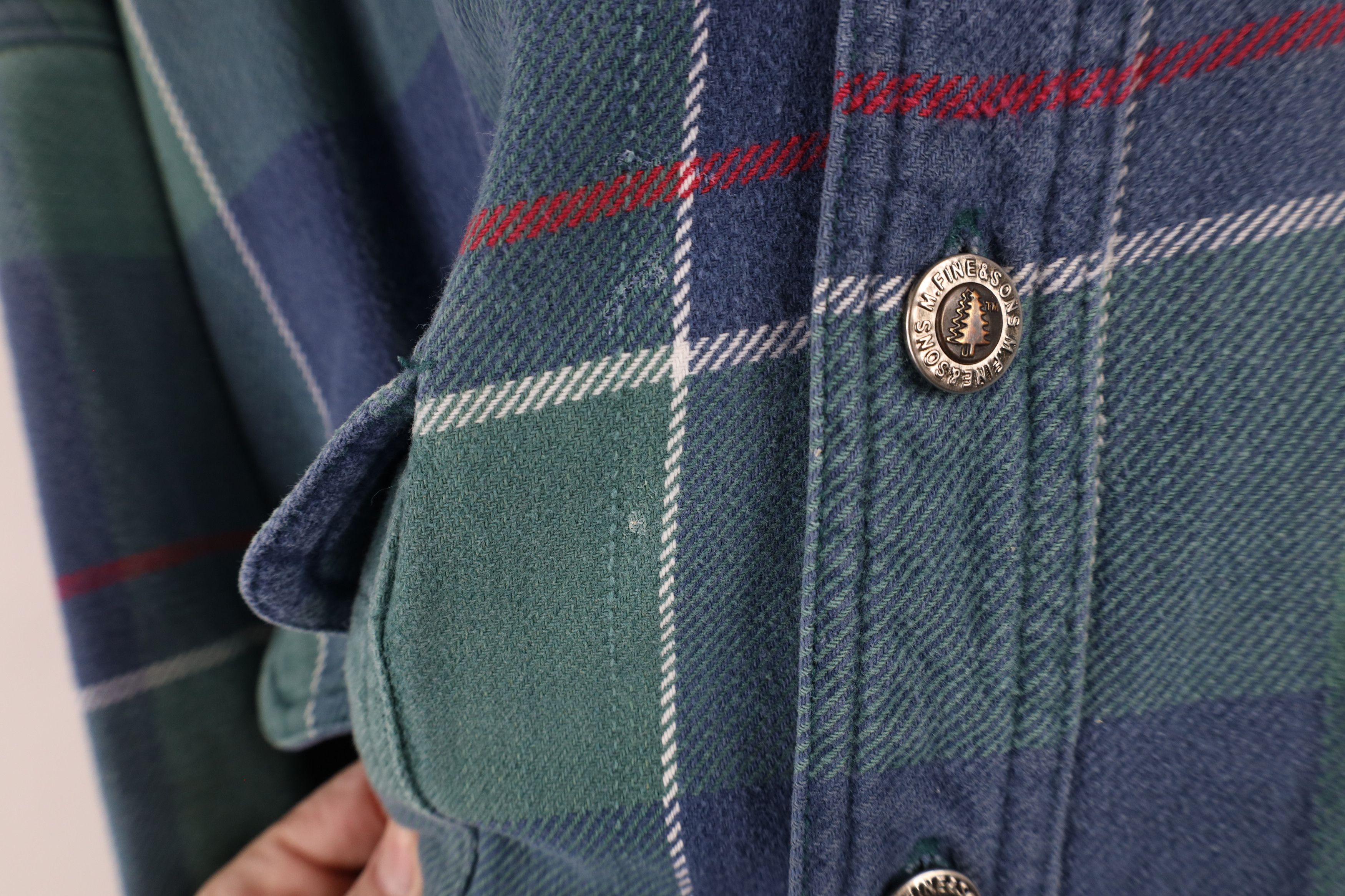 Vintage Vintage 90s Streetwear Heavyweight Flannel Button Shirt Size US M / EU 48-50 / 2 - 5 Thumbnail