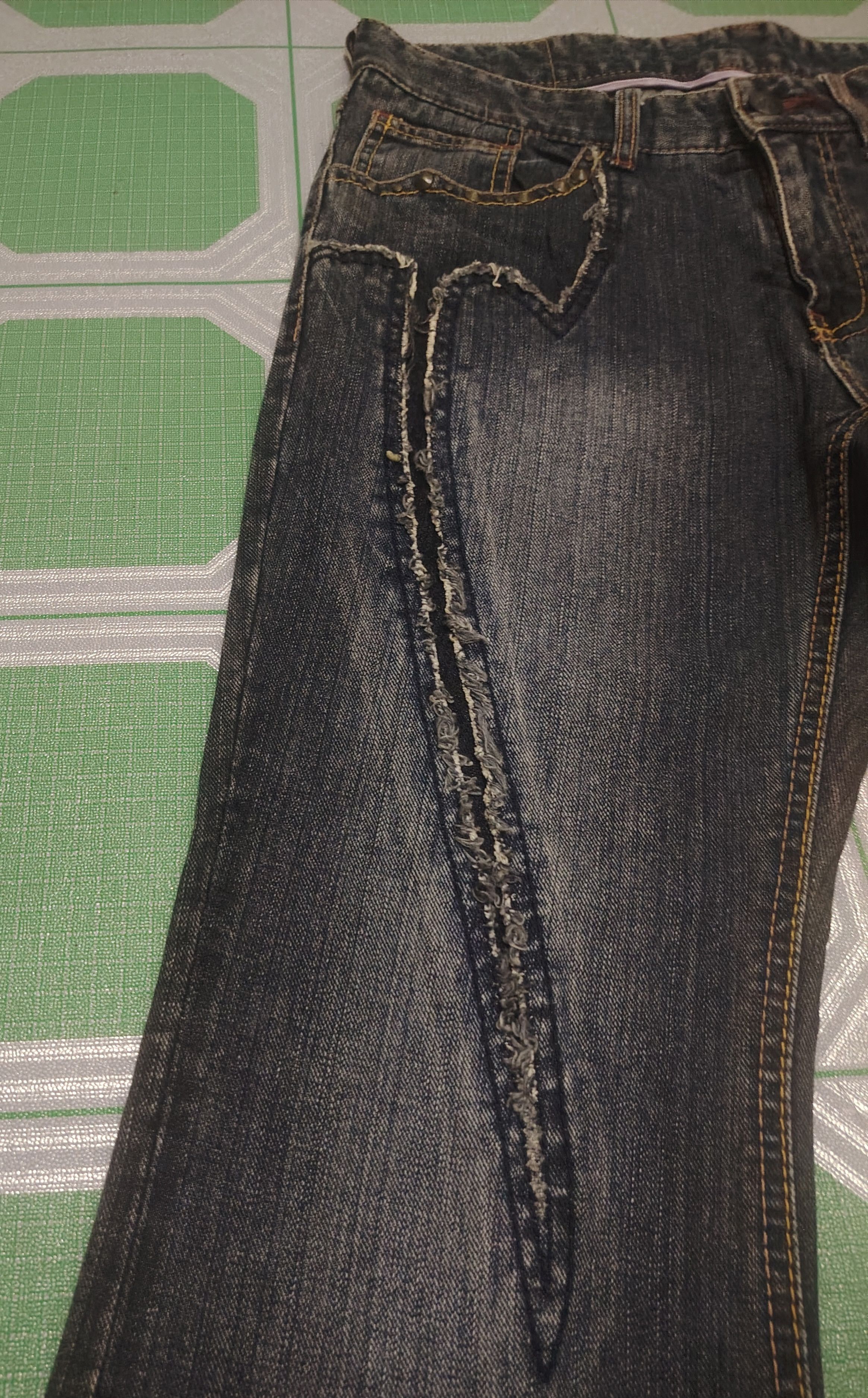 If Six Was Nine Rare!!! Japan Custom Culture Flared Jeans Size US 30 / EU 46 - 7 Thumbnail