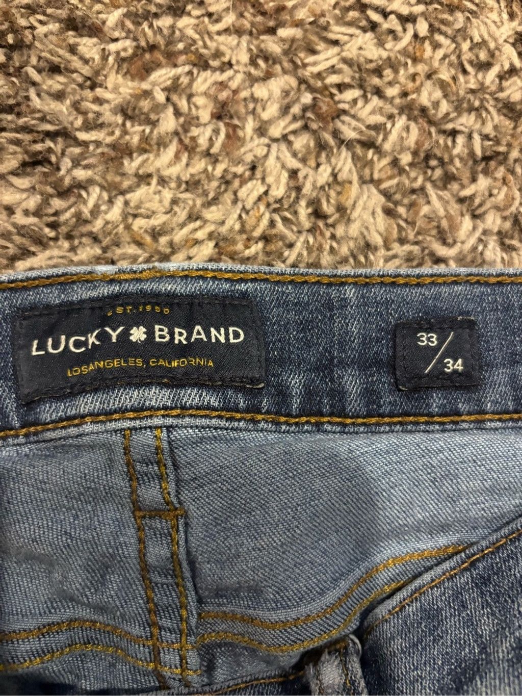 Lucky Brand Men's Lucky Brand Skinny Jeans Size US 33 - 5 Thumbnail