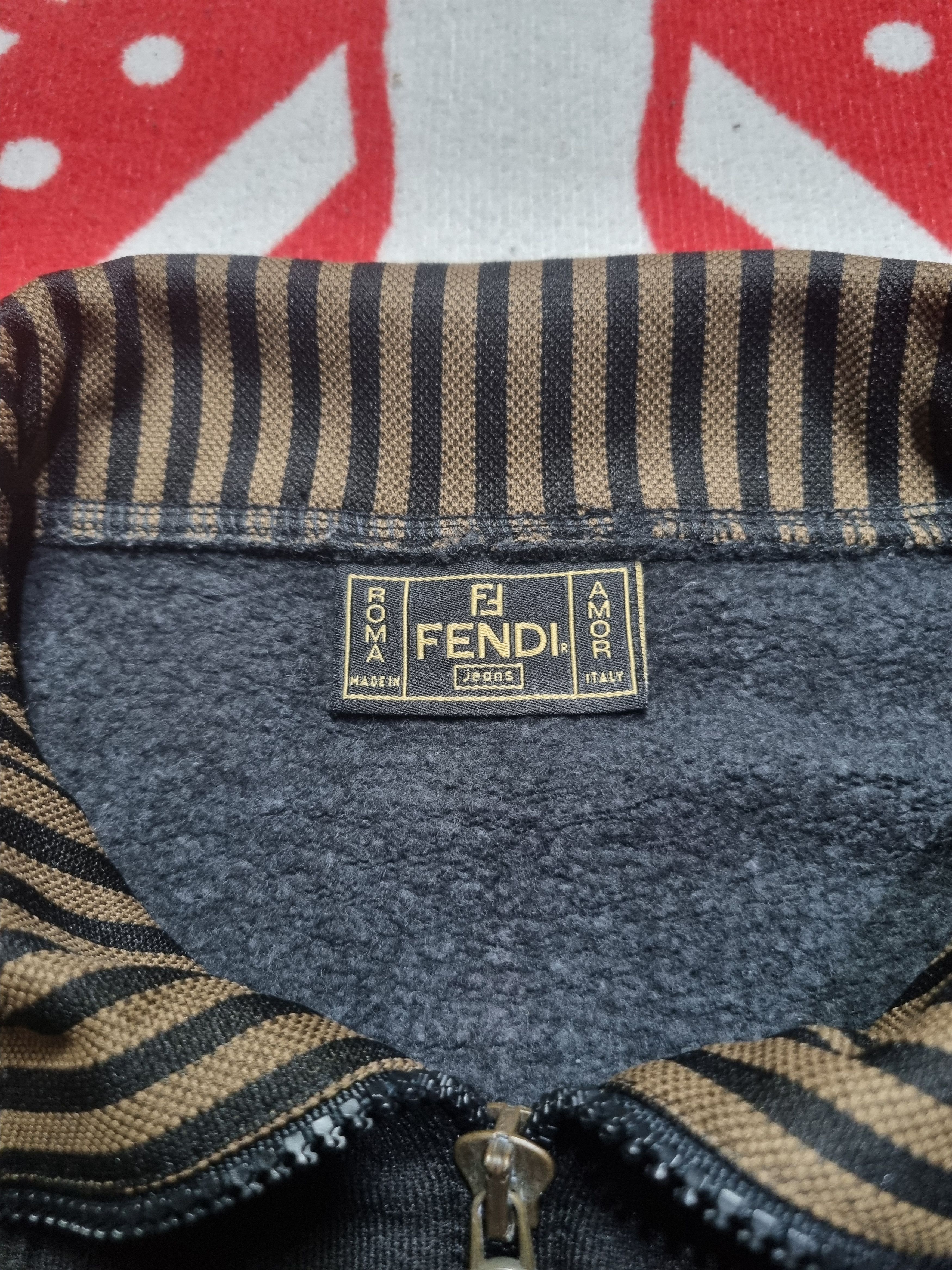 Fendi Fendi Jeans Monogram Half Zipper Sweatshirt Size M / US 6-8 / IT 42-44 - 6 Thumbnail