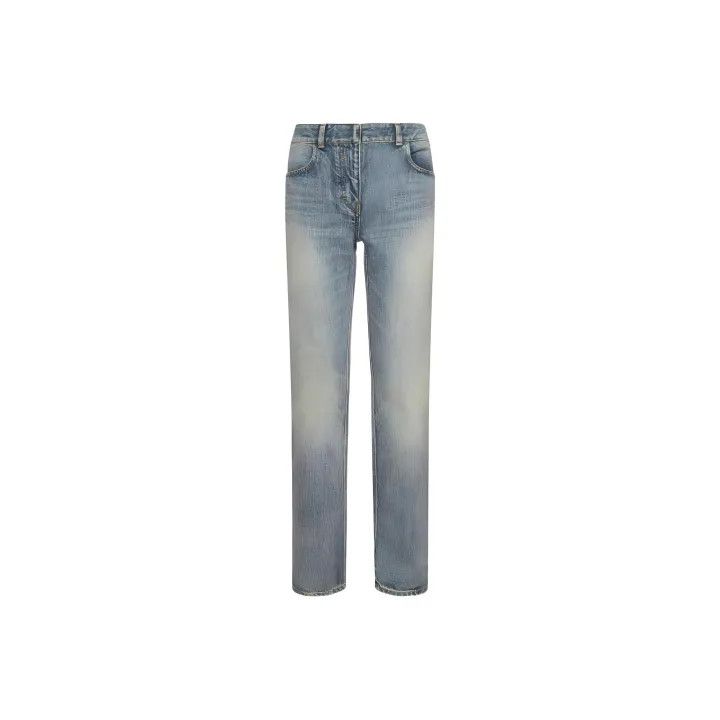 Givenchy Givenchy Vintage High-Waisted Denim Pants Size 28" / US 6 / IT 42 - 1 Thumbnail