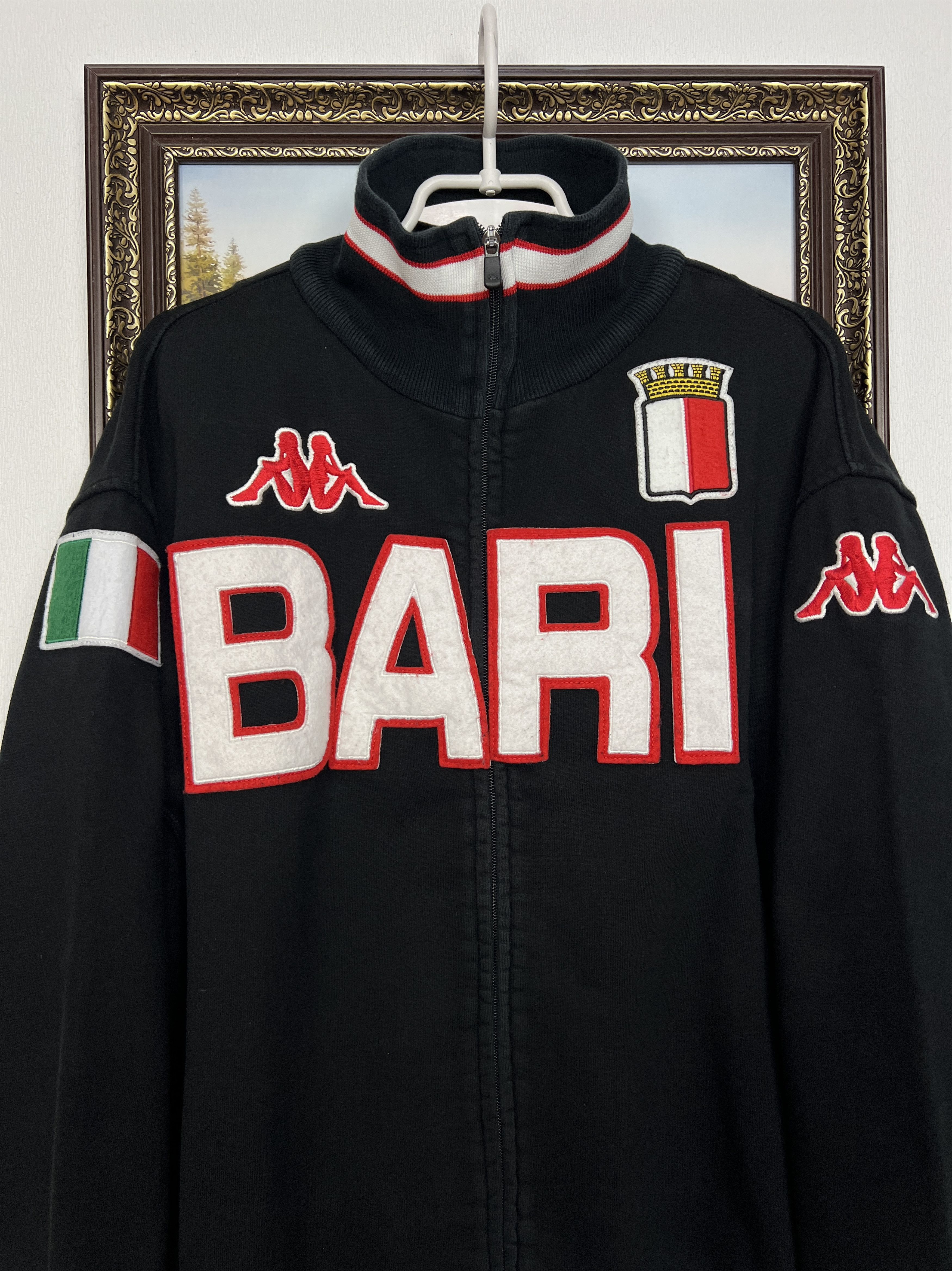 Kappa Vintage Kappa Bari Football Jacket Soccer Track Top Zip Rare Size US XL / EU 56 / 4 - 2 Thumbnail