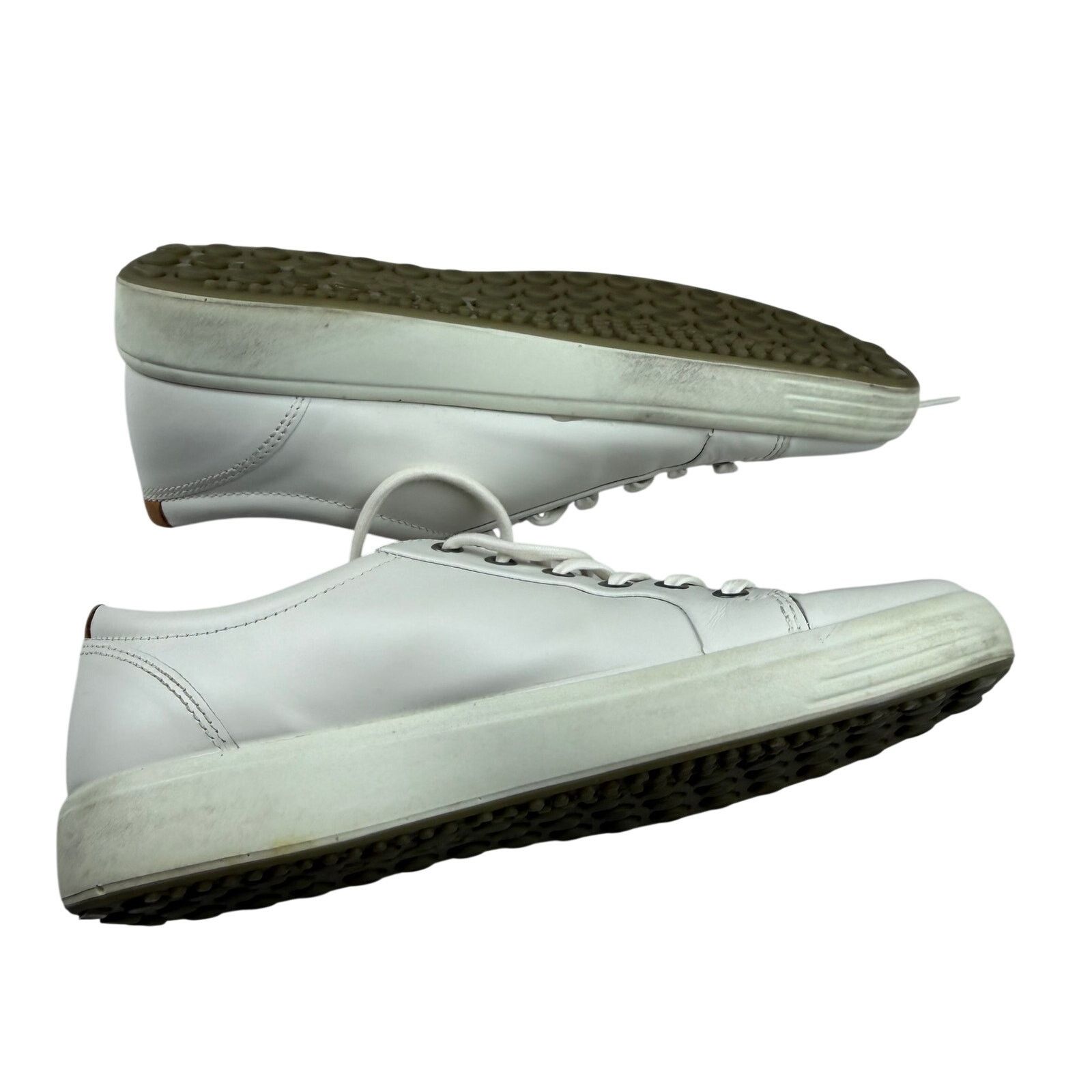Ecco ECCO White Leather Lace-Up Sneakers Size 41 EU/7.5 US Size US 7.5 / IT 37.5 - 6 Thumbnail