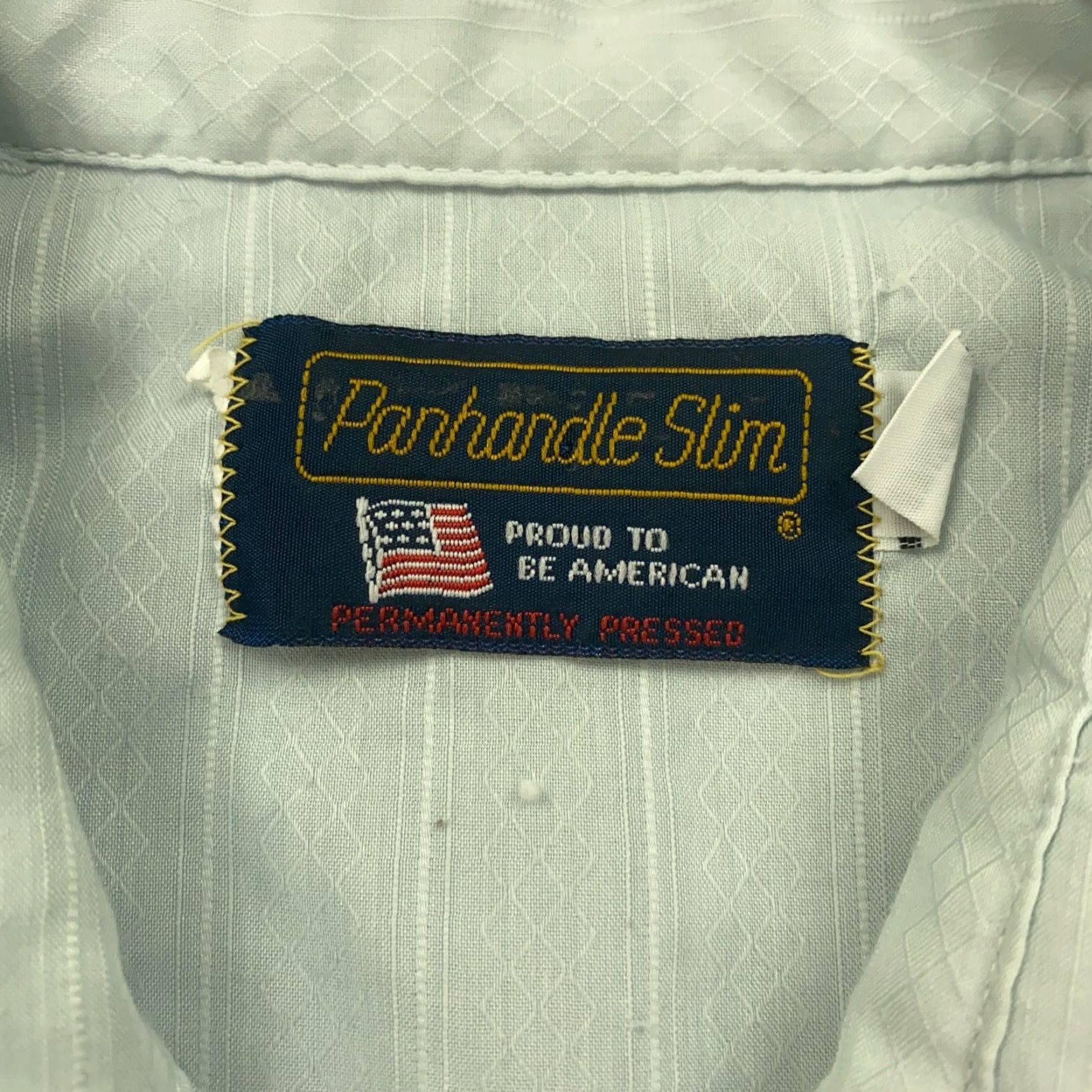 Vintage VINTAGE Panhandle Slim Western Shirt Mens 17.5 White Striped Pearl Snap Shirt Mens 17.5 White Striped Pearl Snap western cowboy retro Size US XL / EU 56 / 4 - 3 Thumbnail