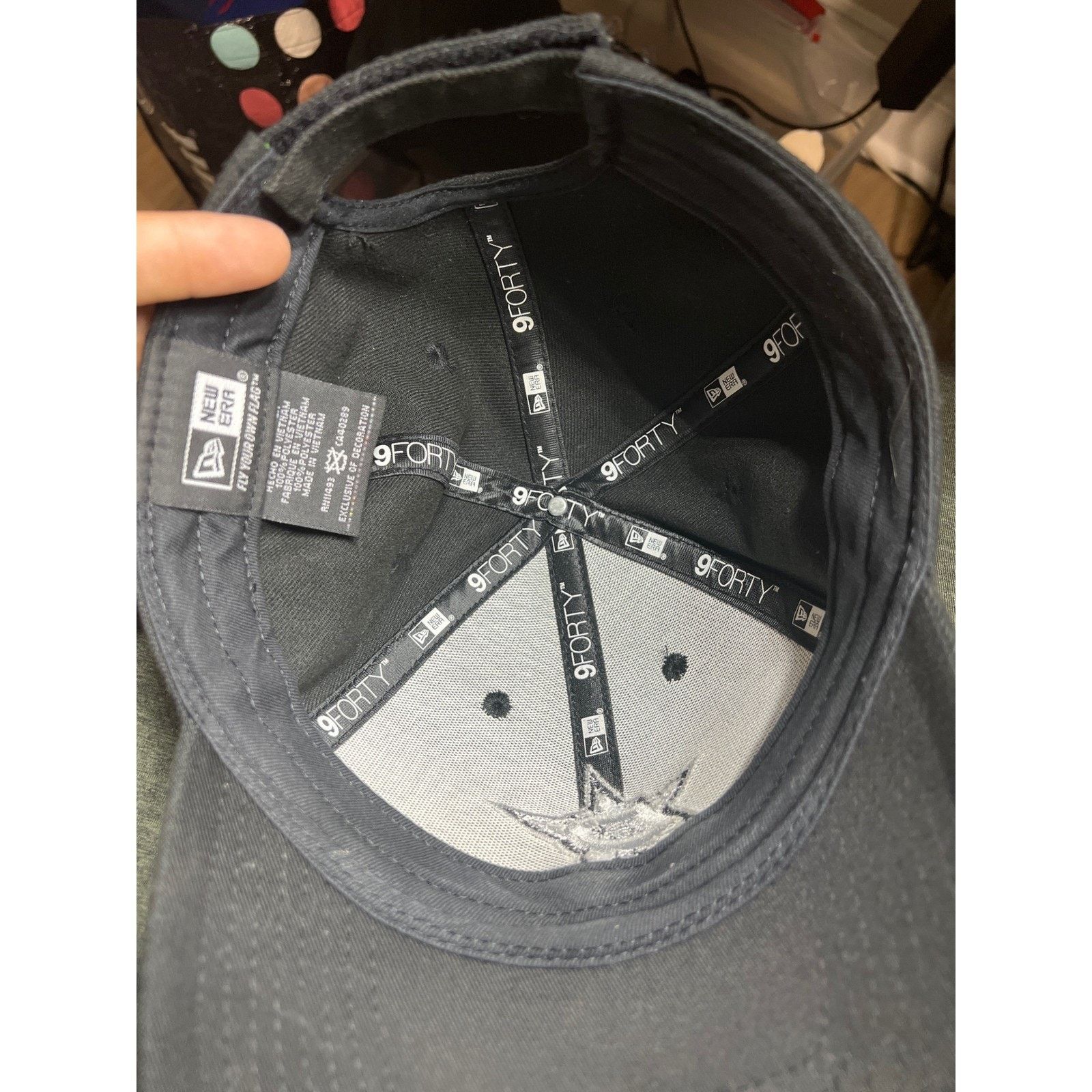 New Era Dallas Stars Hockey Cap Embroidered Logo Black Hat Size 30 - 4 Thumbnail