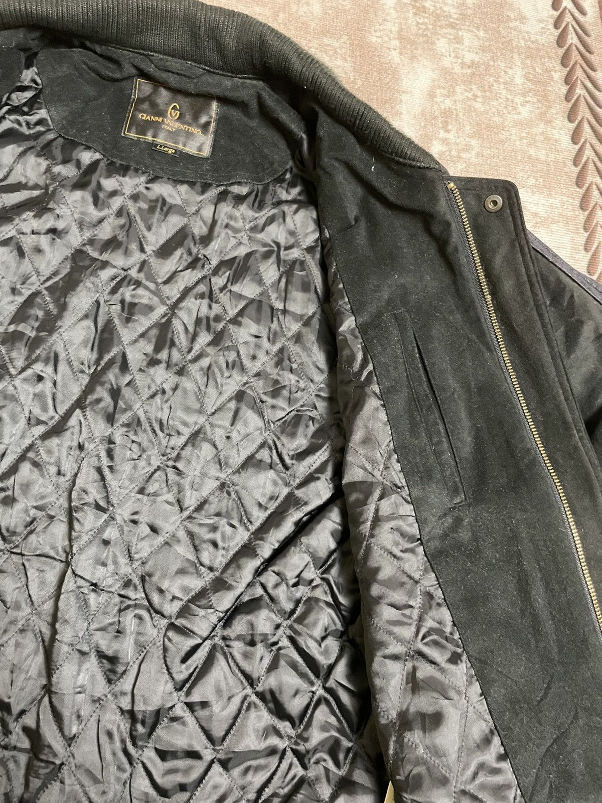 Japanese Brand Gianni Valentino Bomber Size US L / EU 52-54 / 3 - 7 Thumbnail