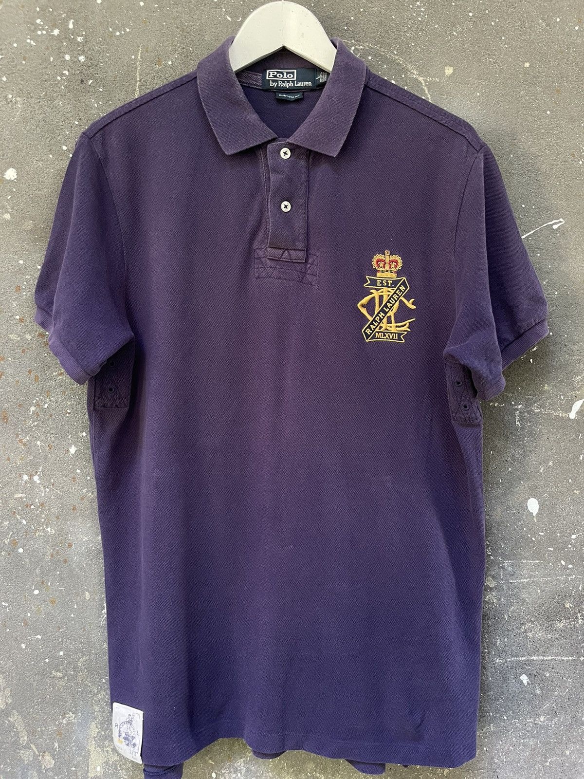 Polo Ralph Lauren Vintage 90’s Polo Ralph Lauren Rugby Polo Shirt Big Logo Size US L / EU 52-54 / 3 - 4 Thumbnail