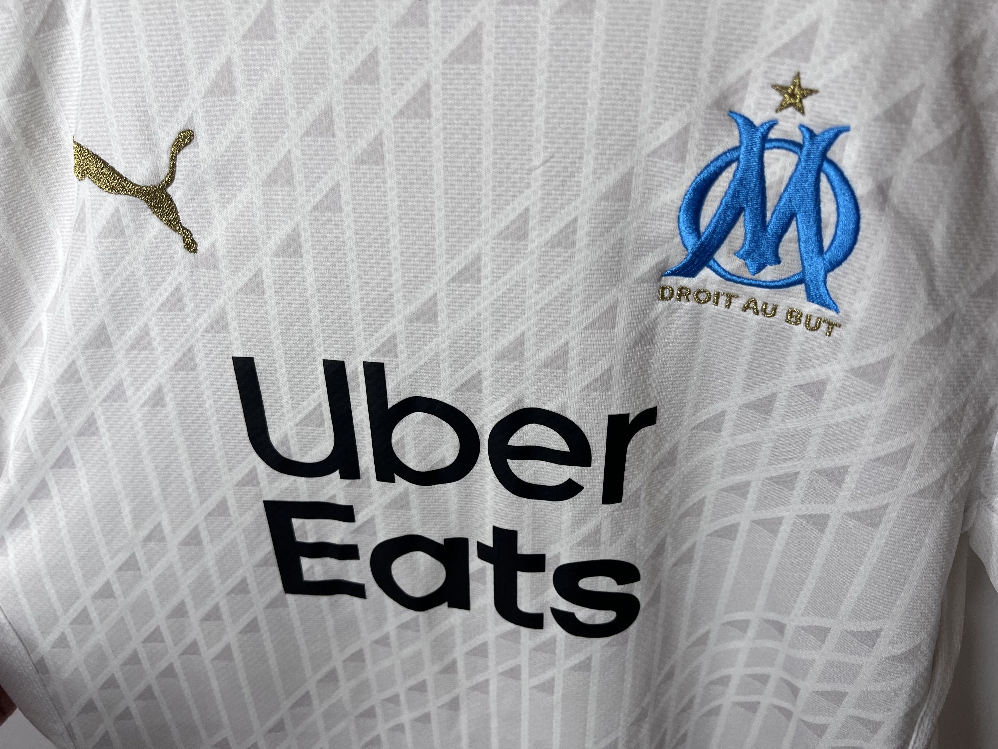 Adidas OLYMPIQUE MARSEILLE 2020 HOME FOOTBALL SHIRT SOCCER JERSEY Size US M / EU 48-50 / 2 - 5 Thumbnail