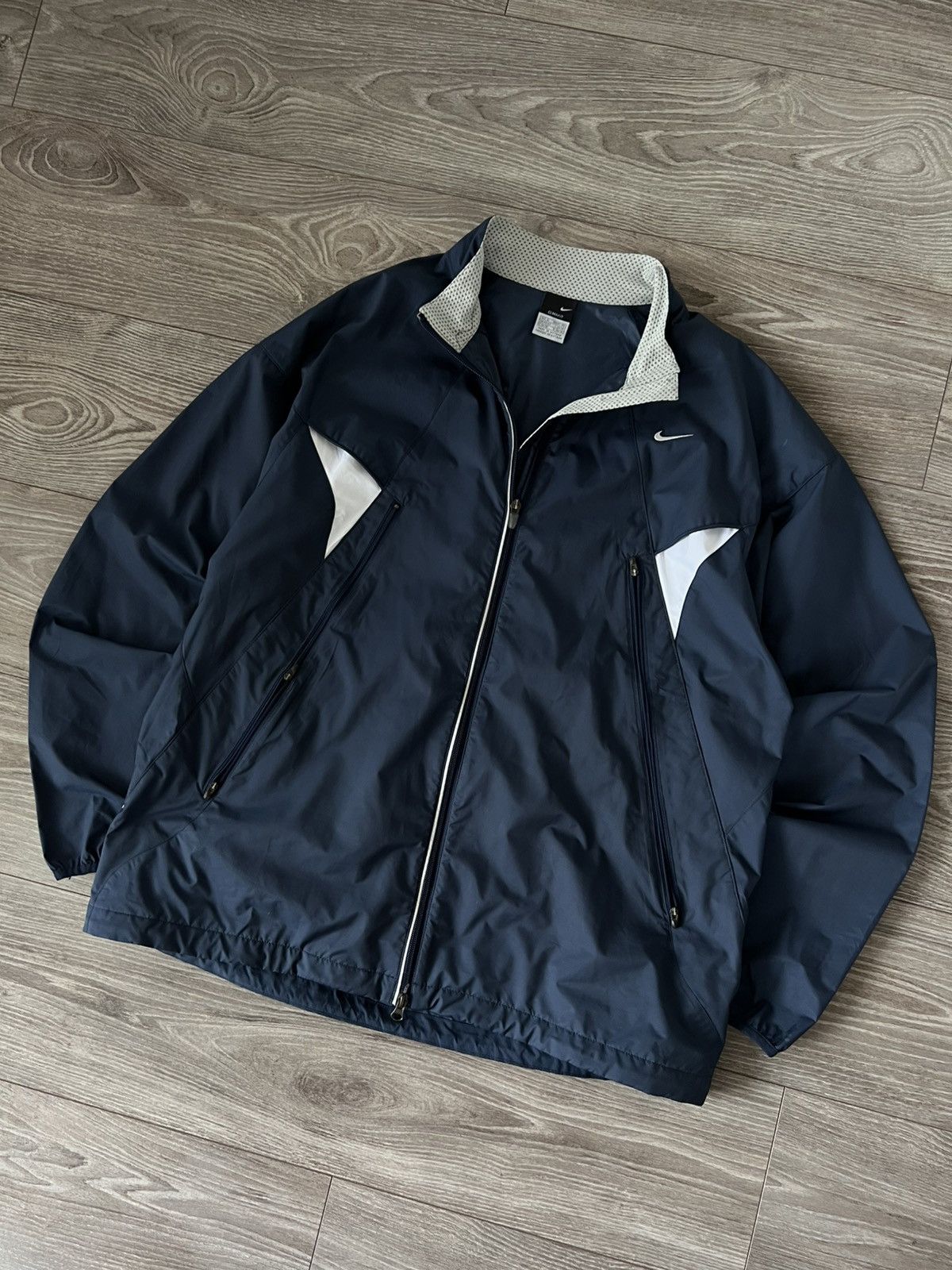 Nike Nike Vintage Climafit Y2k Avant Garde Double Zip Windbreaker Size US XL / EU 56 / 4 - 8 Thumbnail