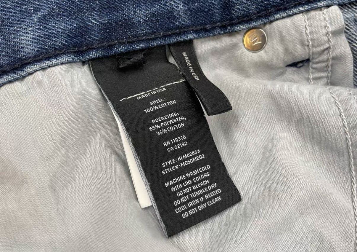 Helmut Lang Helmut Lang Zip Wide-Leg Jeans J31 Size US 32 / EU 48 - 7 Thumbnail
