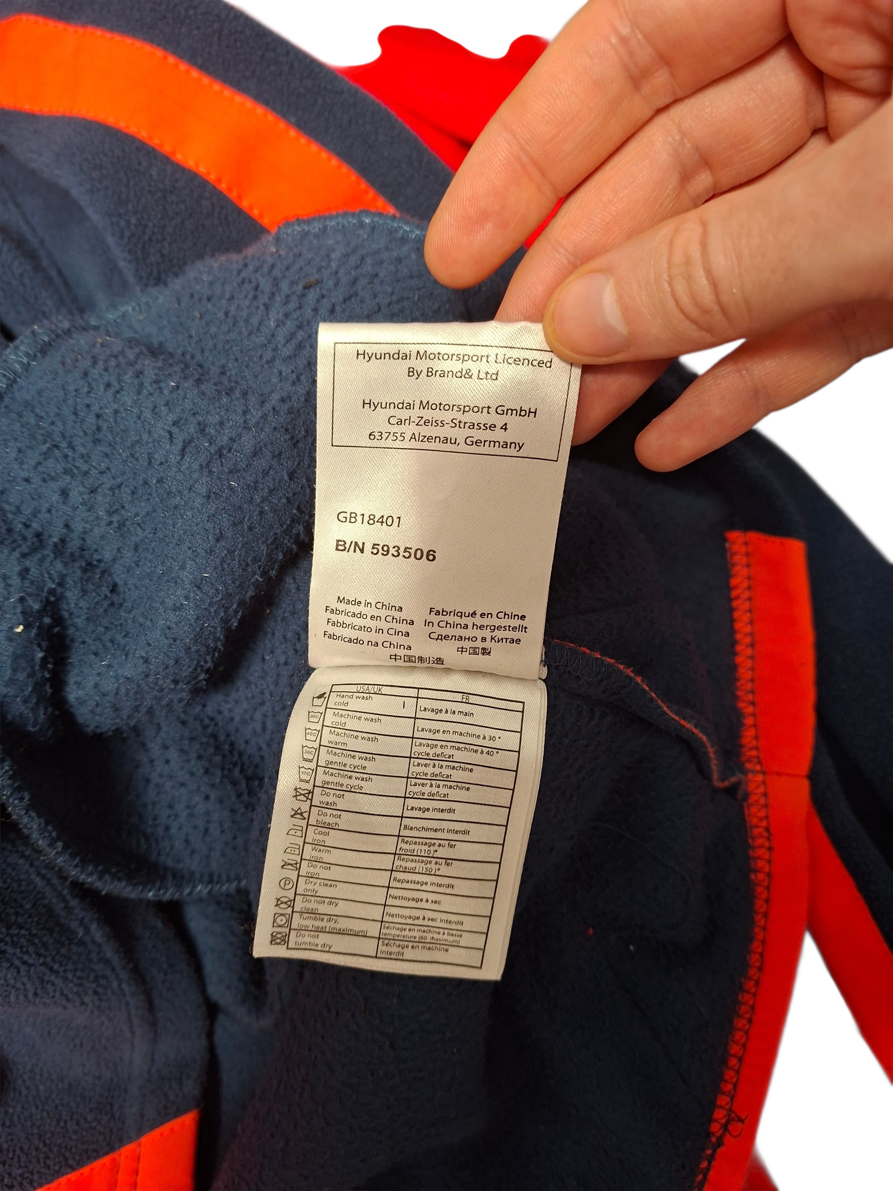 Other HYUNDAI X SHELL WORLD RALLY TEAM RACING FLEECE SWEATSHIRT Size US M / EU 48-50 / 2 - 7 Thumbnail