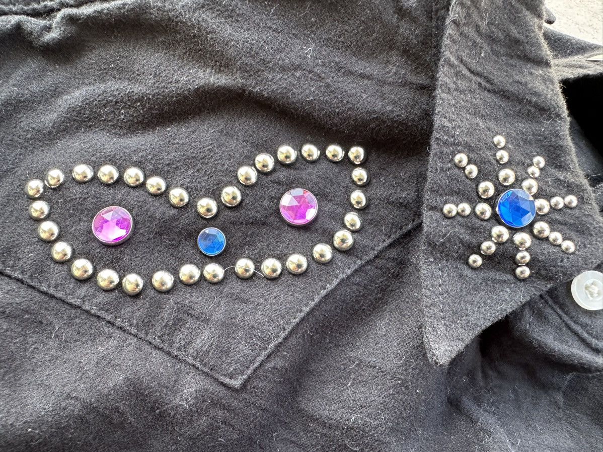 Number (N)ine Number (N)ine AW 2003 “Touch Me Im Sick” Jewel Studded Shirt Size US L / EU 52-54 / 3 - 14 Thumbnail