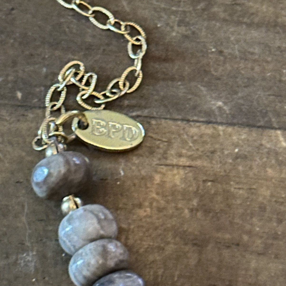 Other Betsy Pittard Designs Jasper bead chain tassel necklace Size ONE SIZE - 3 Thumbnail