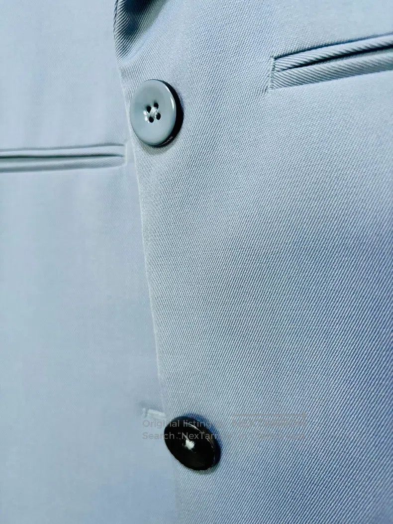 Jil Sander Jil Sander Haze Blue Suit Jacket Size 4XL / US 24-26 - 3 Thumbnail