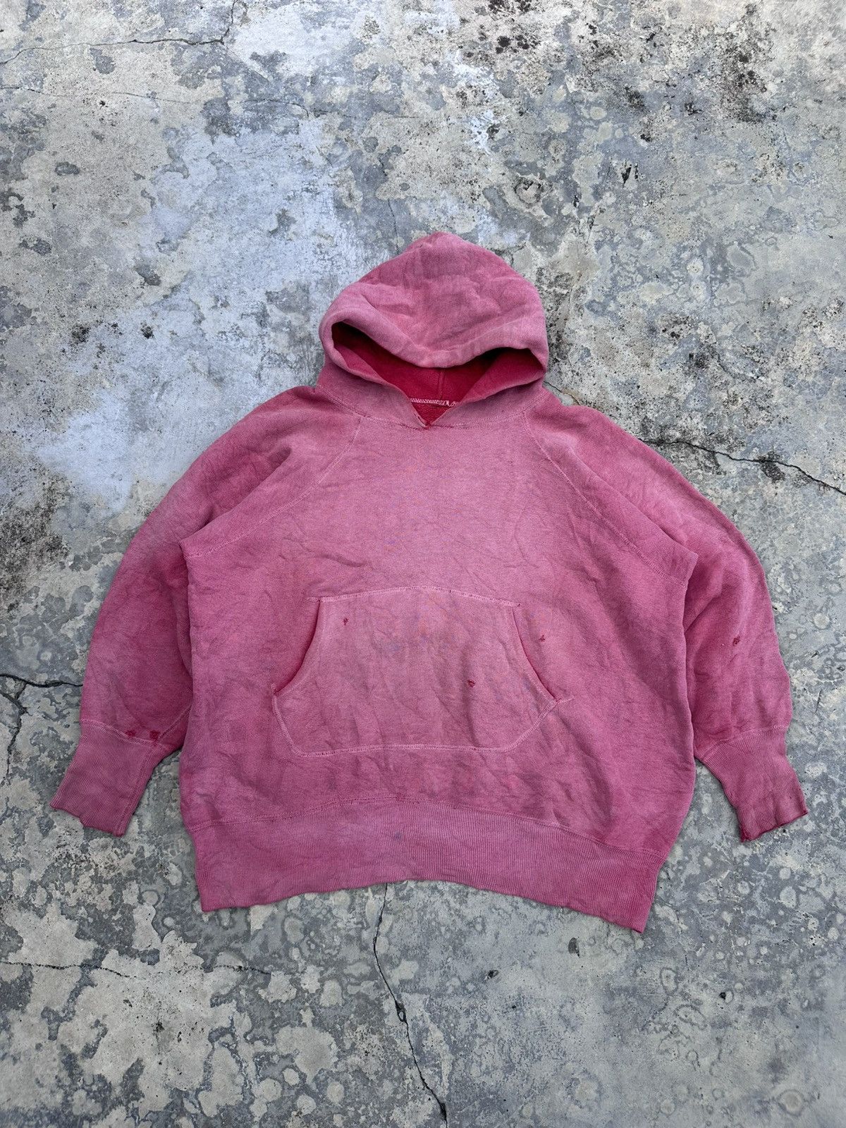 Vintage SuperRare! Vintage 1940-1950s blank hoodie Size US L / EU 52-54 / 3 - 2 Thumbnail