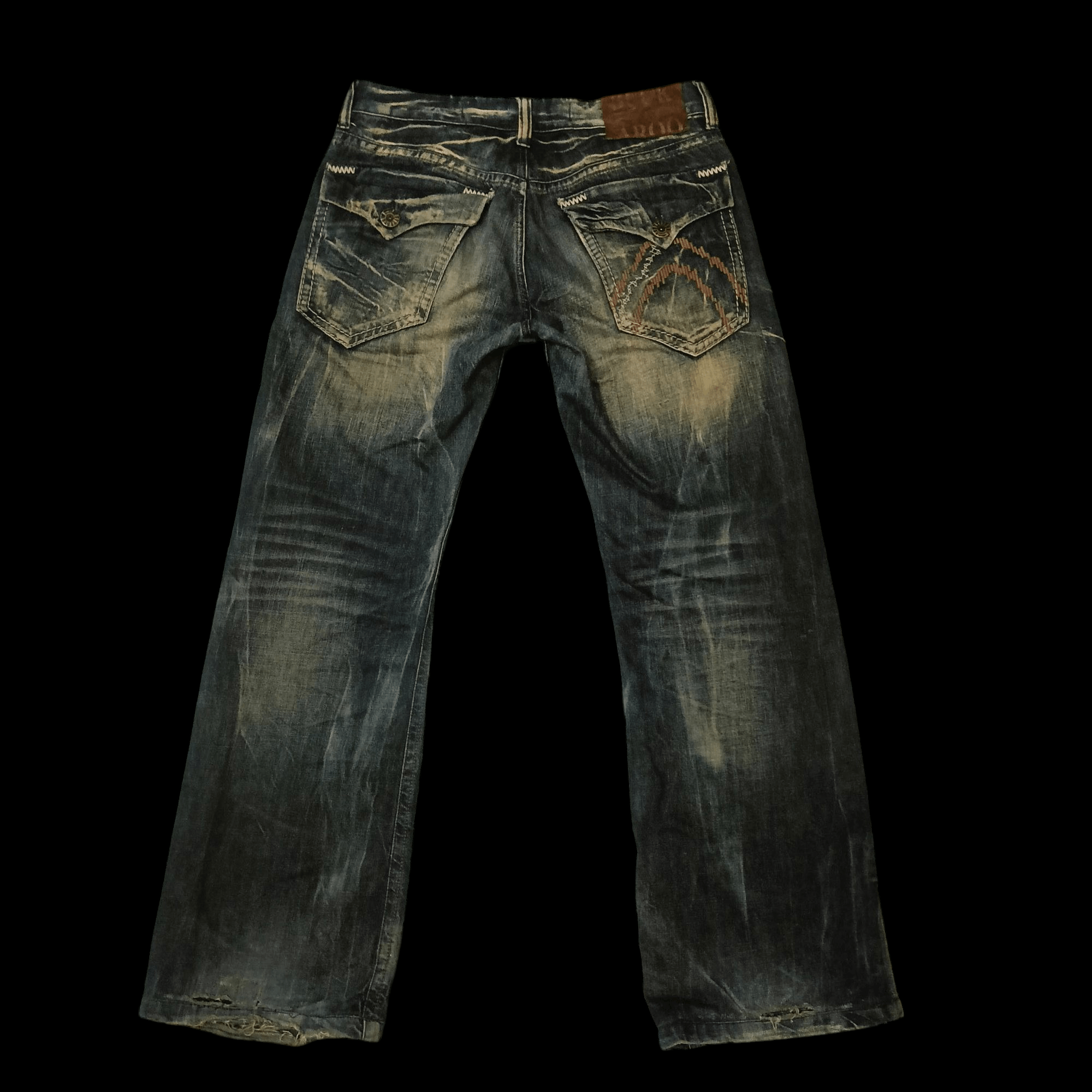 If Six Was Nine 90s Buckaroo jeans flared distressed jeans bootcut Size US 32 / EU 48 - 12 Thumbnail