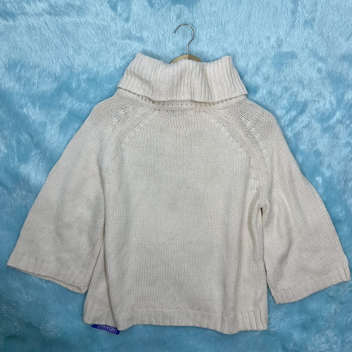 Uniqlo Uniqlo Cream Turtleneck Sweater Size L / US 10 / IT 46 - 2 Thumbnail