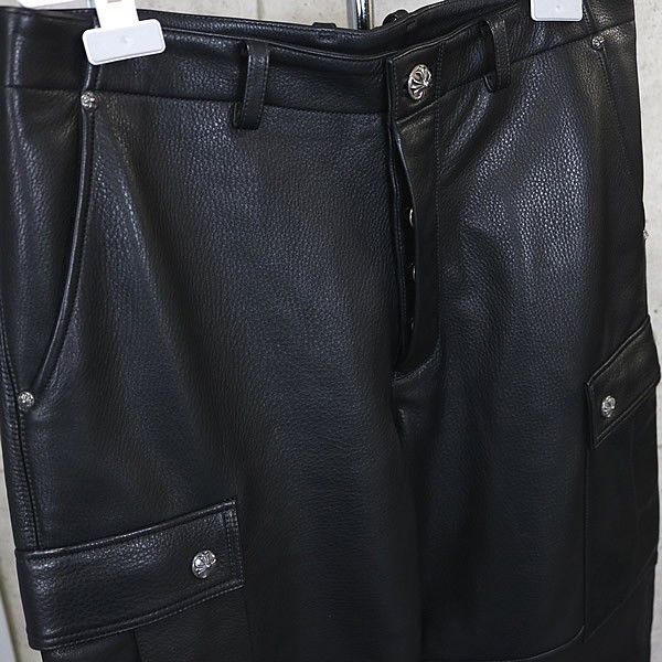 Chrome Hearts Chrome Hearts Devil Dog Leather Pants Size US 34 / EU 50 - 5 Thumbnail