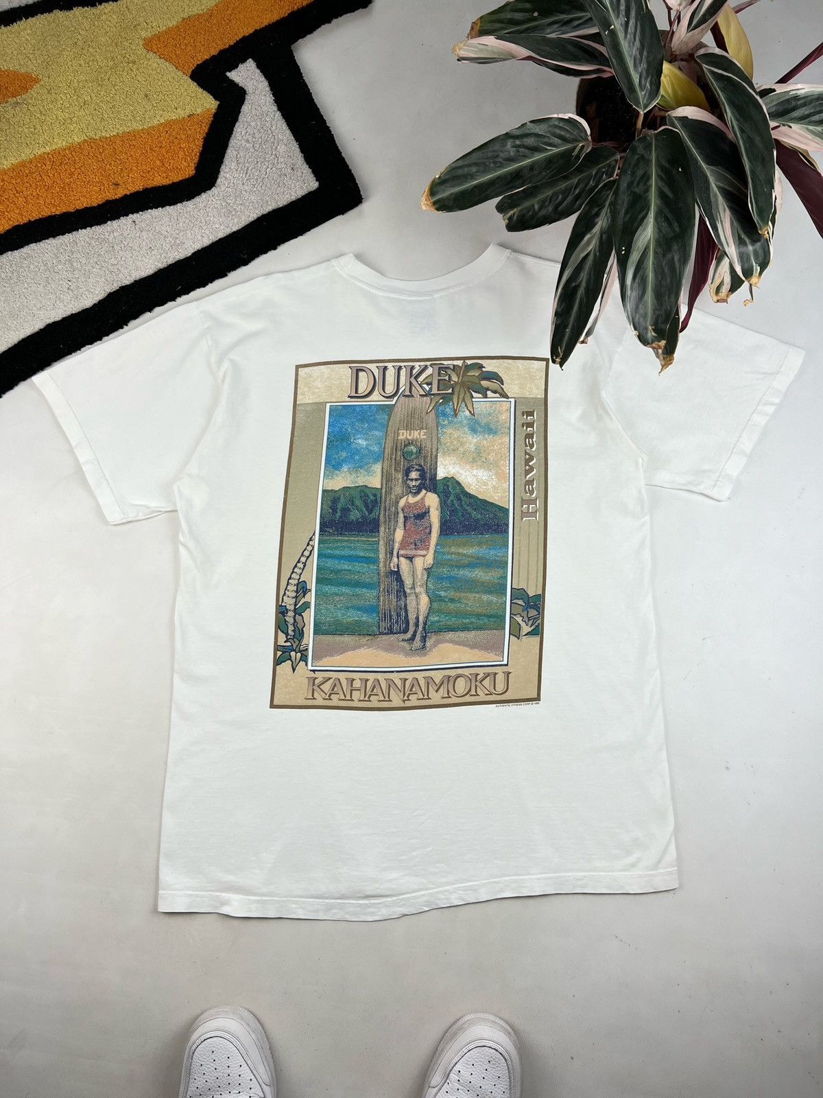 Duke Kahanamoku × Vintage Vintage Duke Kahanamoku Hawaiian Tee mambo style Size US L / EU 52-54 / 3 - 1 Thumbnail
