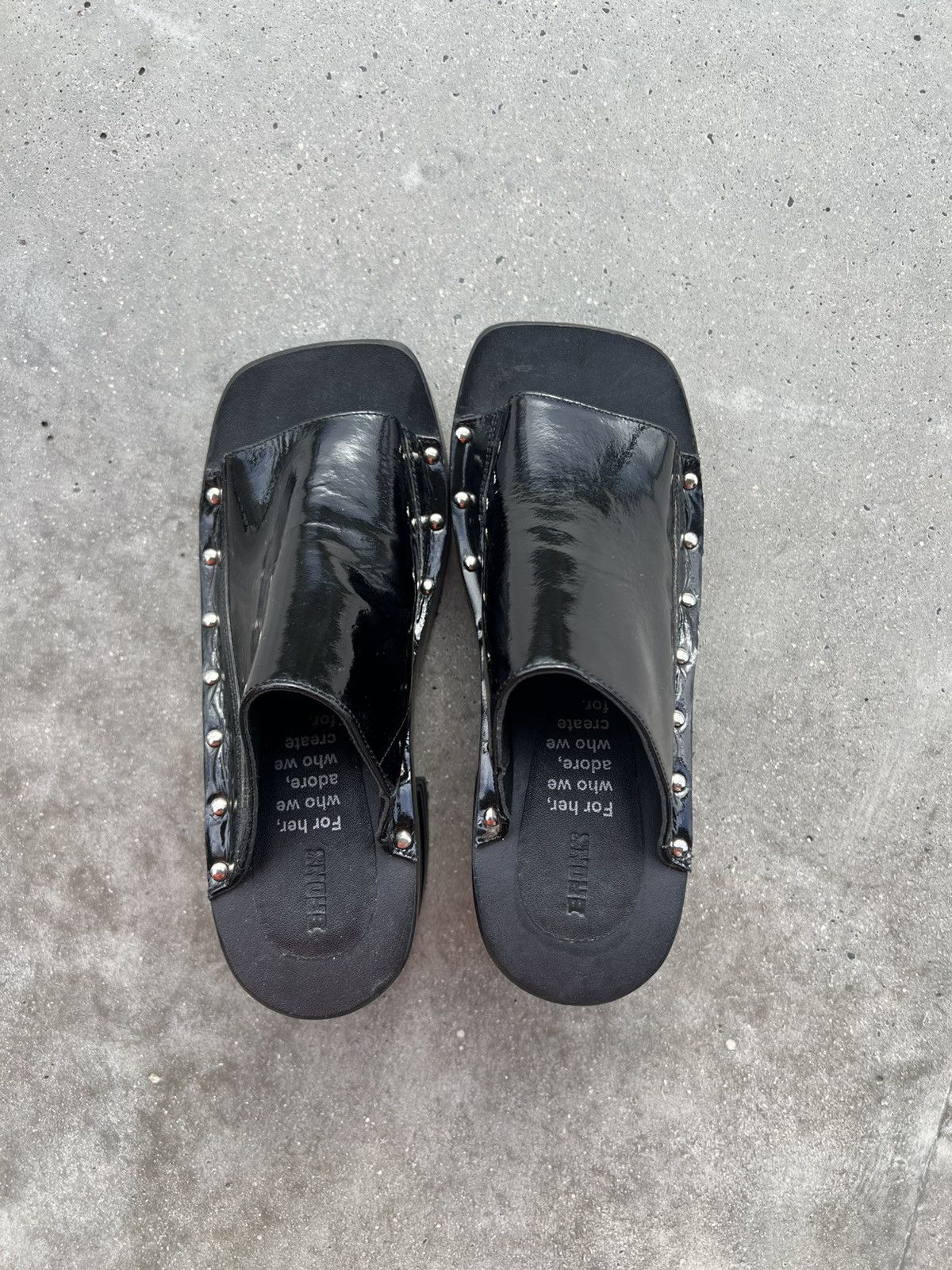 Other Bronx avant garde black leather shoes platform Size US 7 / IT 37 - 6 Thumbnail