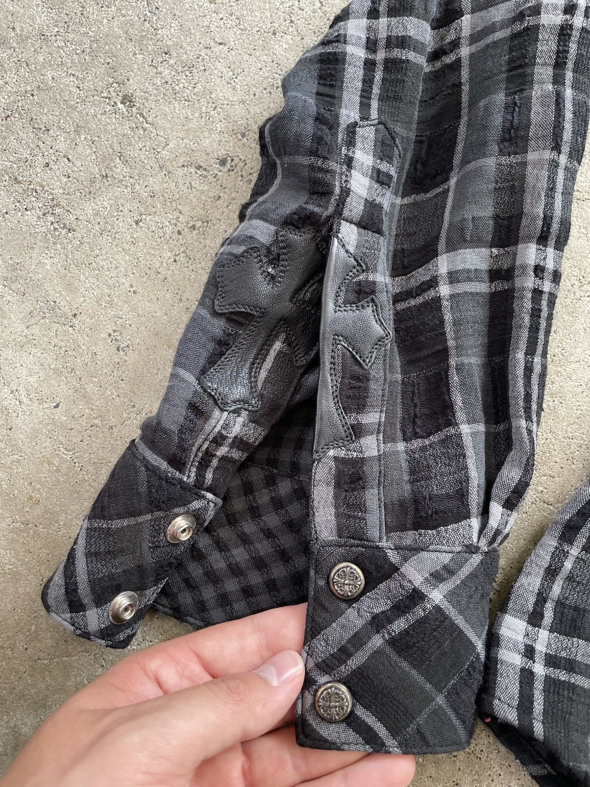 Chrome Hearts Chrome Hearts Cross Patch Flannel Size US L / EU 52-54 / 3 - 8 Thumbnail