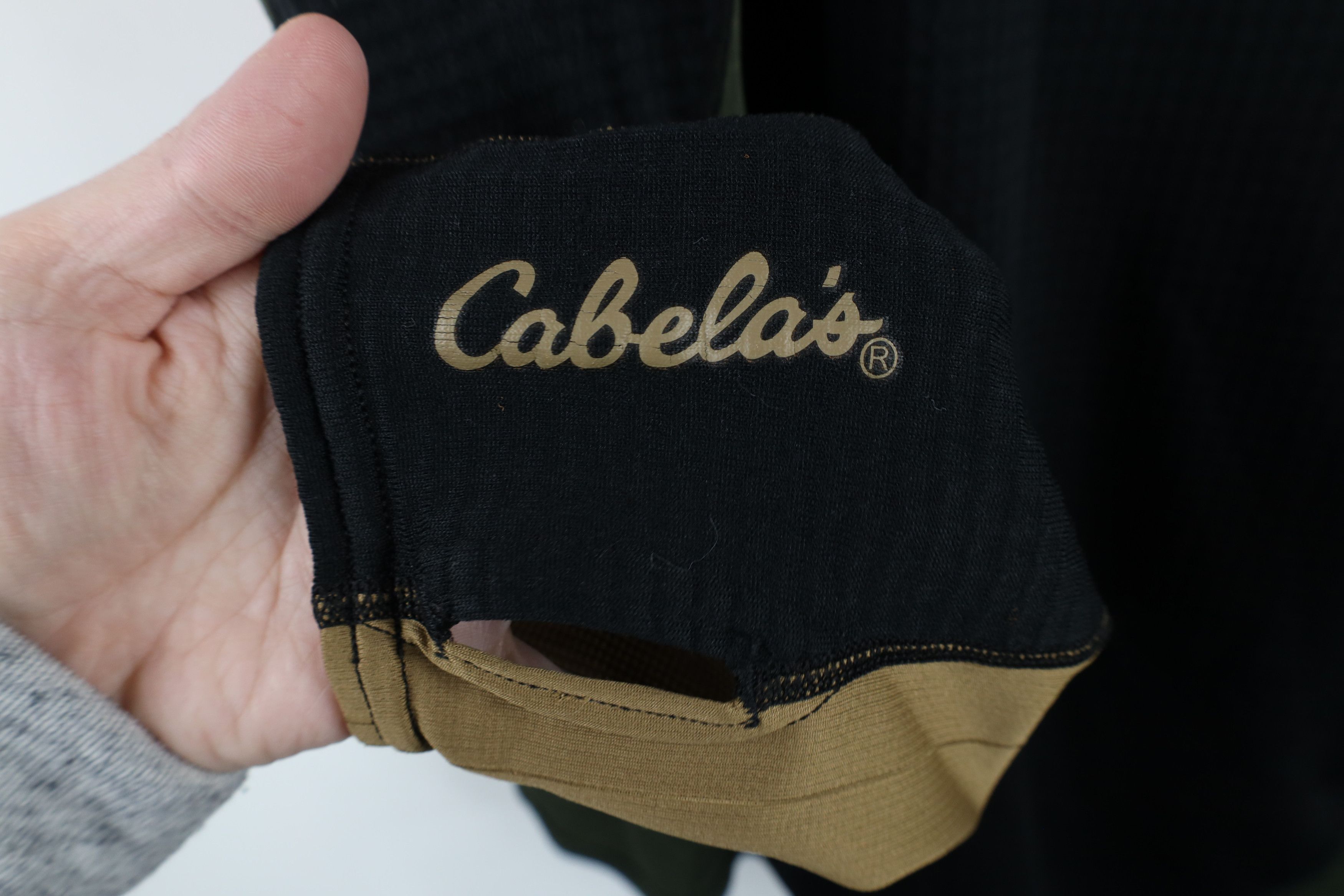 Cabelas × Vintage Vintage Cabelas Polartec Fleece Lined Thermal Base Sweater Size US XXL / EU 58 / 5 - 4 Thumbnail