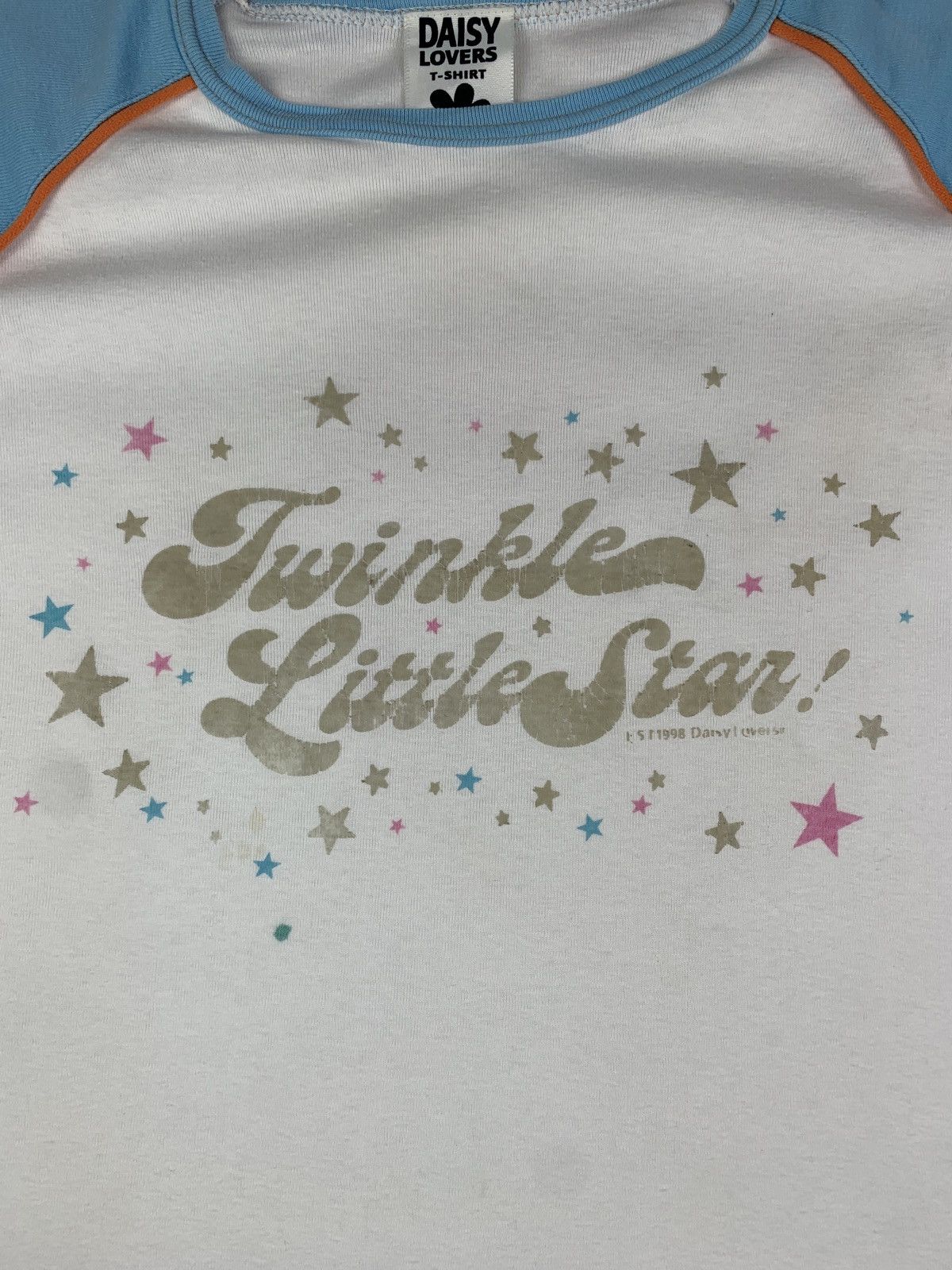 Other 2000s Daisy Lovers "Twinkle Little Star" Gliterry Stars Top Size L / US 10 / IT 46 - 4 Thumbnail