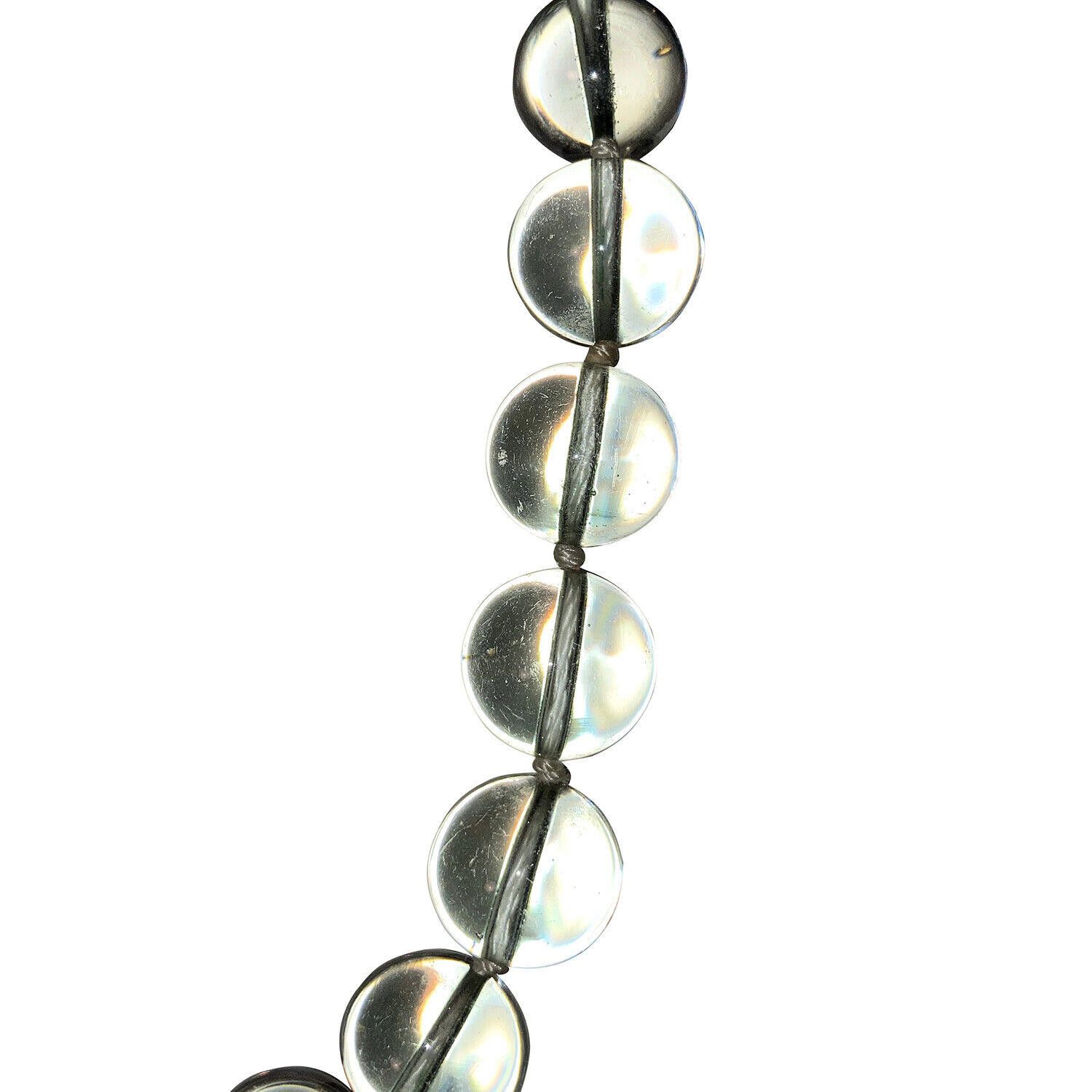 Designer Rock Crystal Quartz Round Bead Necklace Pools of Light Size ONE SIZE - 2 Thumbnail