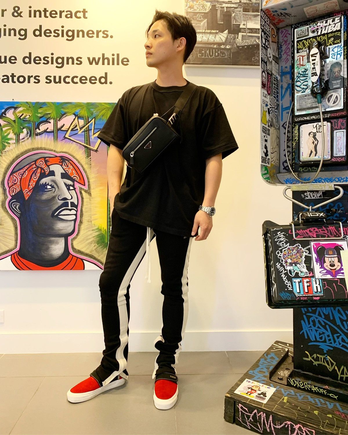 Fear of God × Vans 🔥 Grail Alert! 🔥 Vans x Fear of God FOG Slip-On 47 V DX Red Size US 8 / EU 41 - 8 Thumbnail
