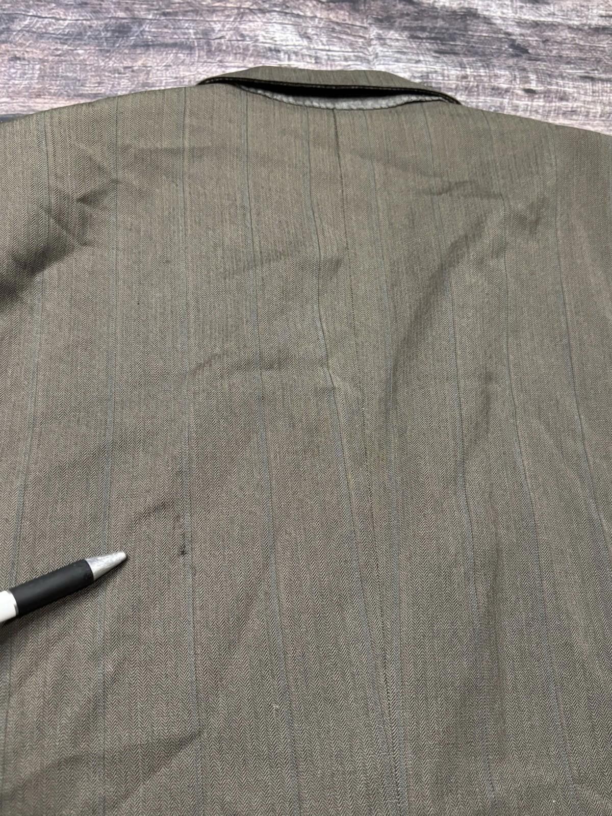 Barneys New York Barneys New York Blazer Jacket Mens 44R Virgin Wool Fishbone Size 44R - 8 Thumbnail