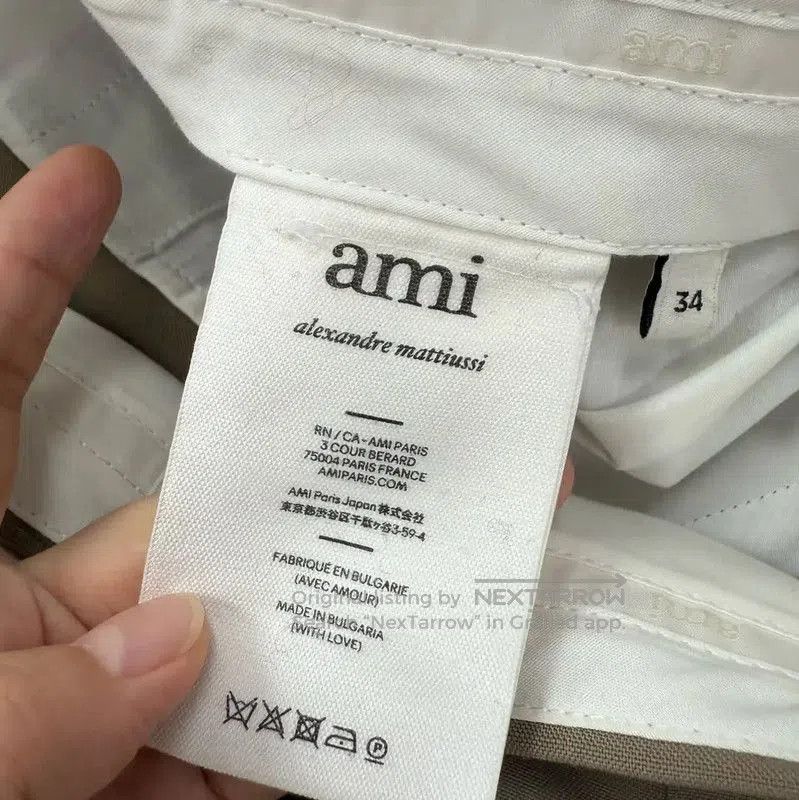 AMI AMI S Size Brown Wool Women’s Casual Trousers . Size 23" - 7 Thumbnail