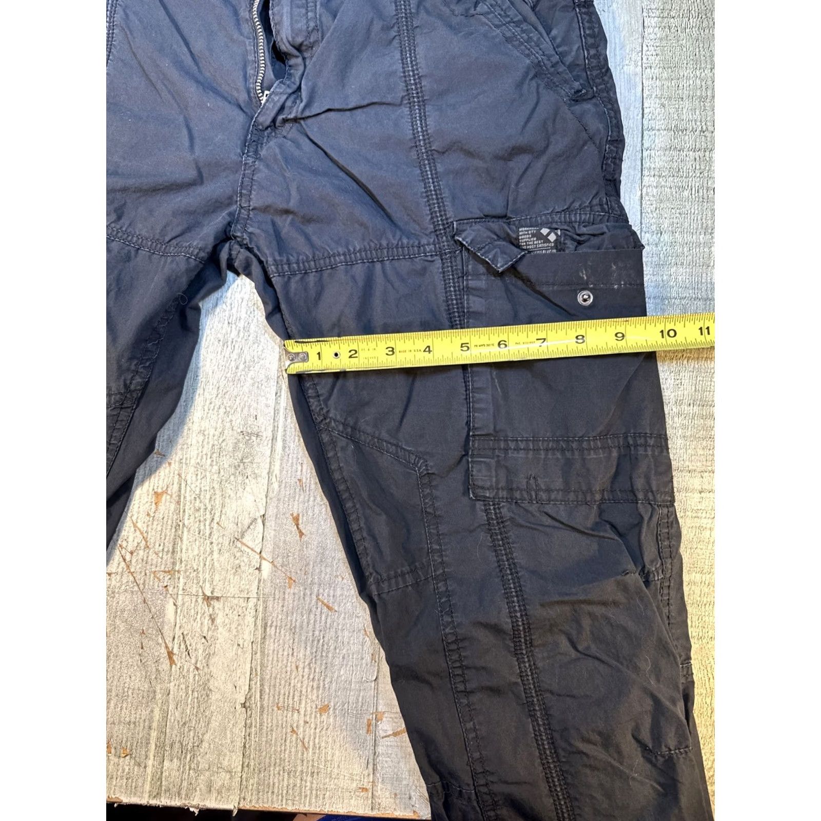 J Brand VINTAGE Blue Inc Men’s Premium Work Brand Jeans Cargo 32 x 32 Black Straight Mens Size US 32 / EU 48 - 3 Thumbnail